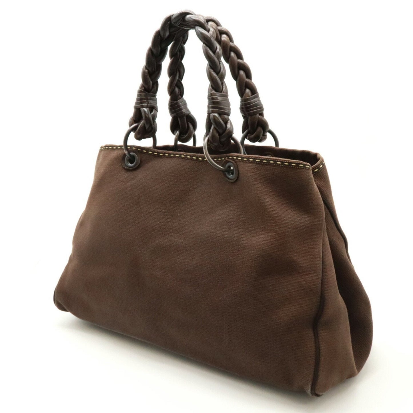 Luxury Bottega Veneta  Canvas Leather Shoulder Bag Tote Bag ()