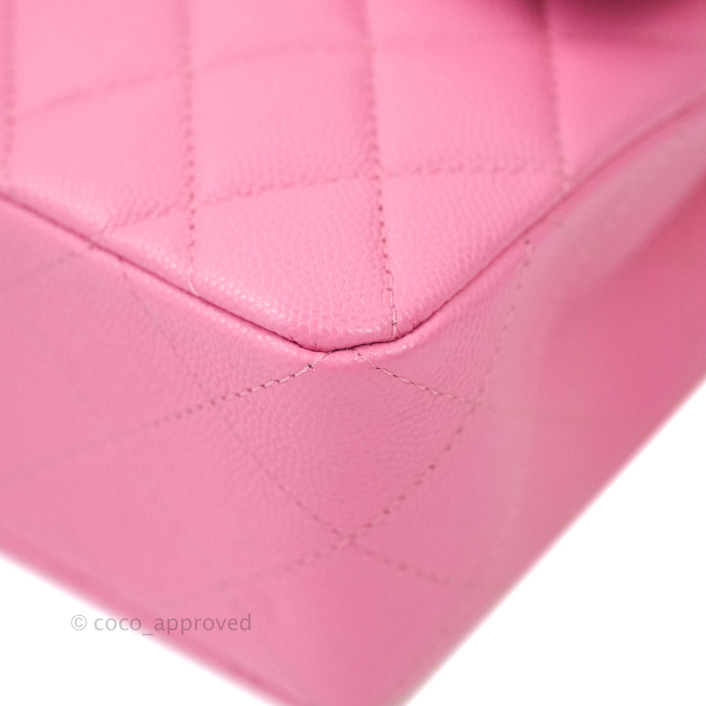 Chanel Classic Small S/M Flap Pink Caviar Gold Hardware 21P