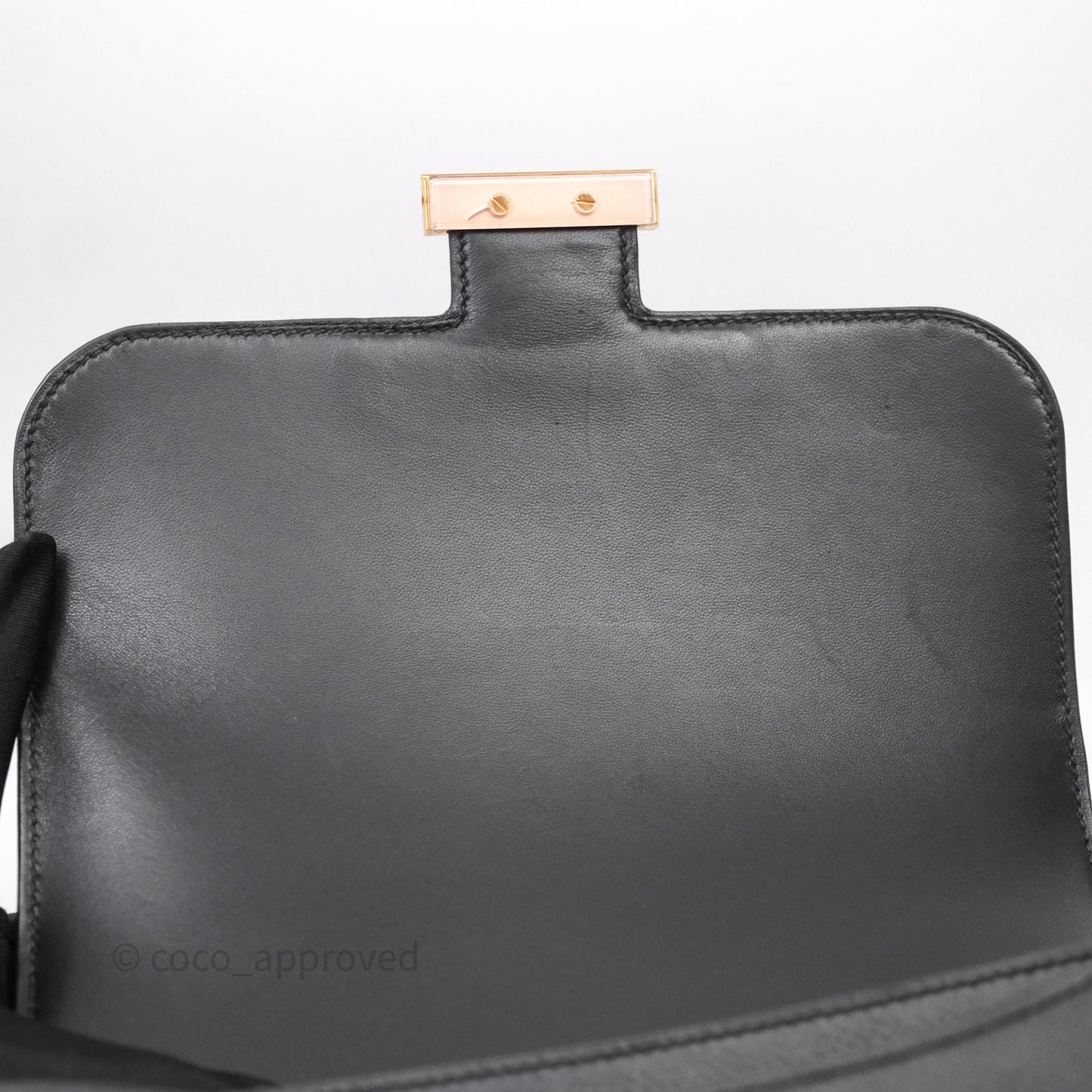 Hermès Constance 24 Noir 89 Epsom Gold Hardware