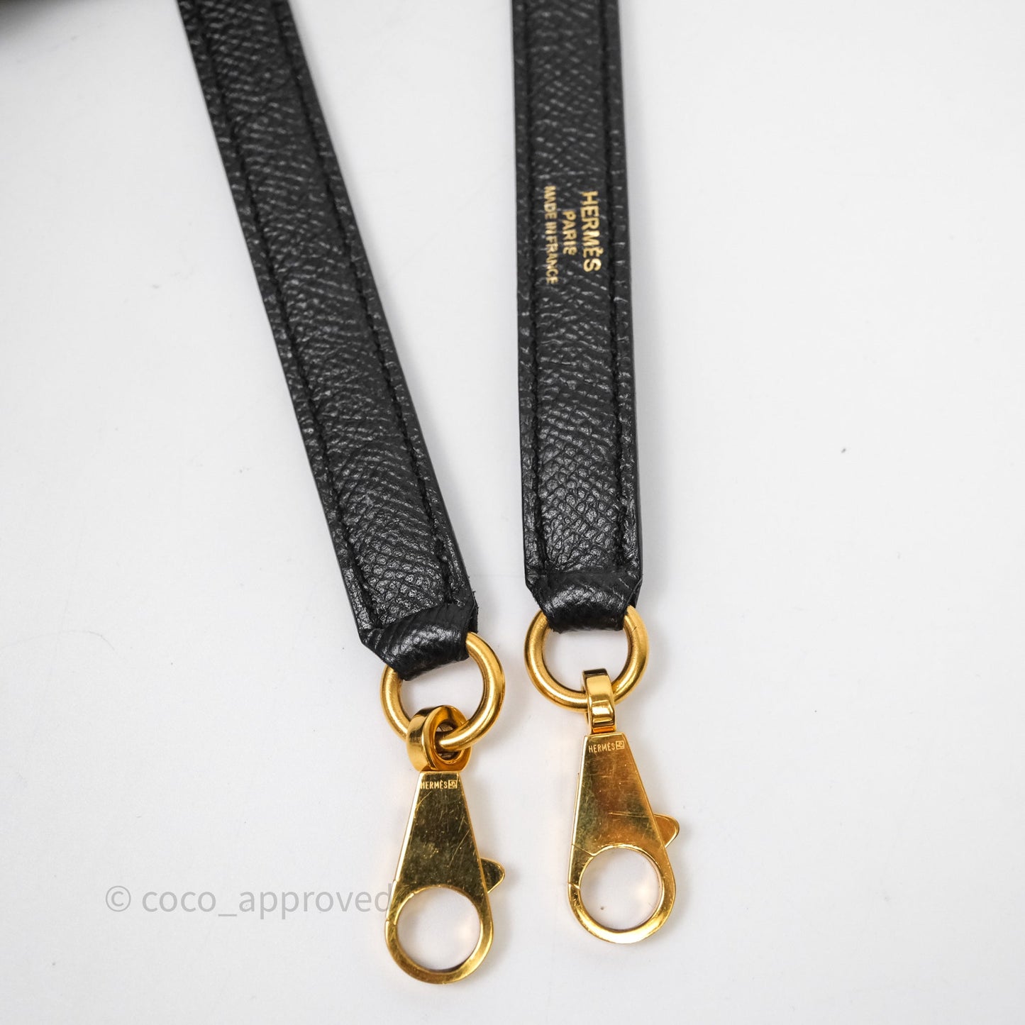 Hermès Kelly 25 Black Noir 89 Epsom Gold Hardware
