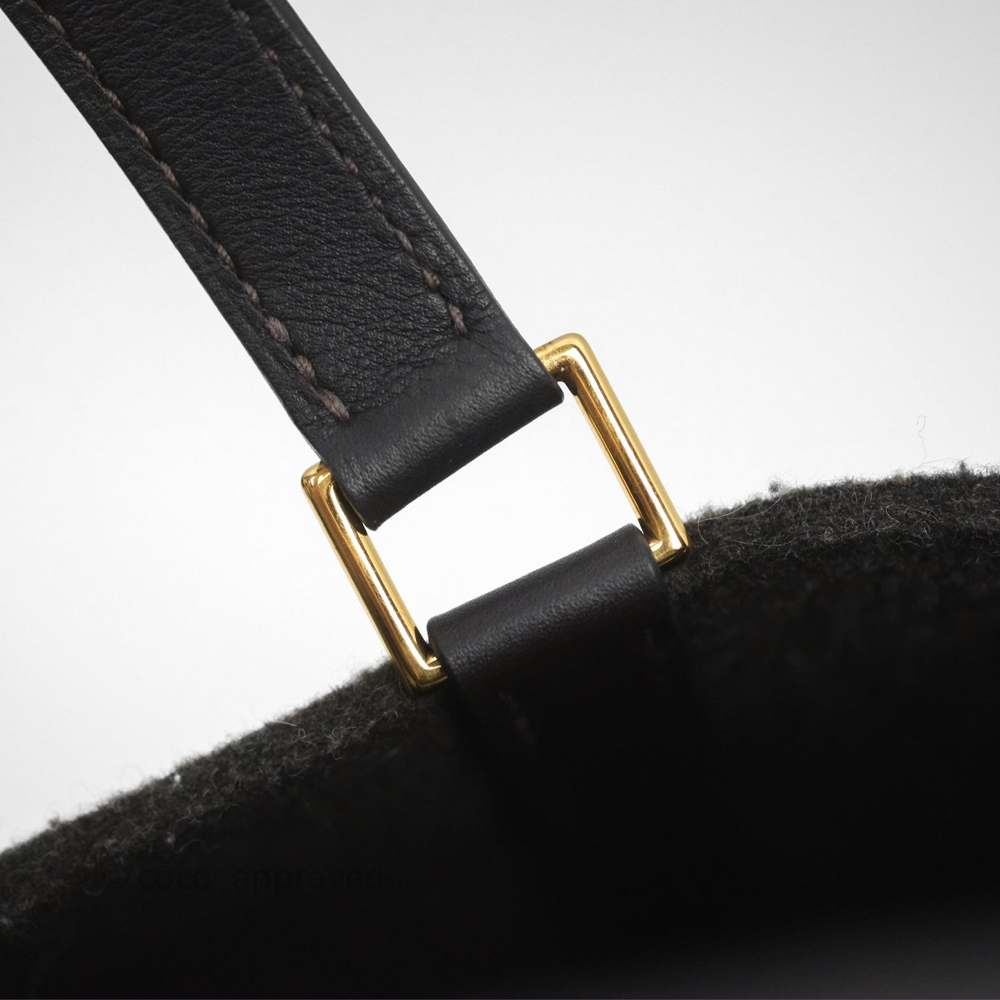Hermès Picotin 18 Ebene 46 Wool Feutre Swift Gold Hardware