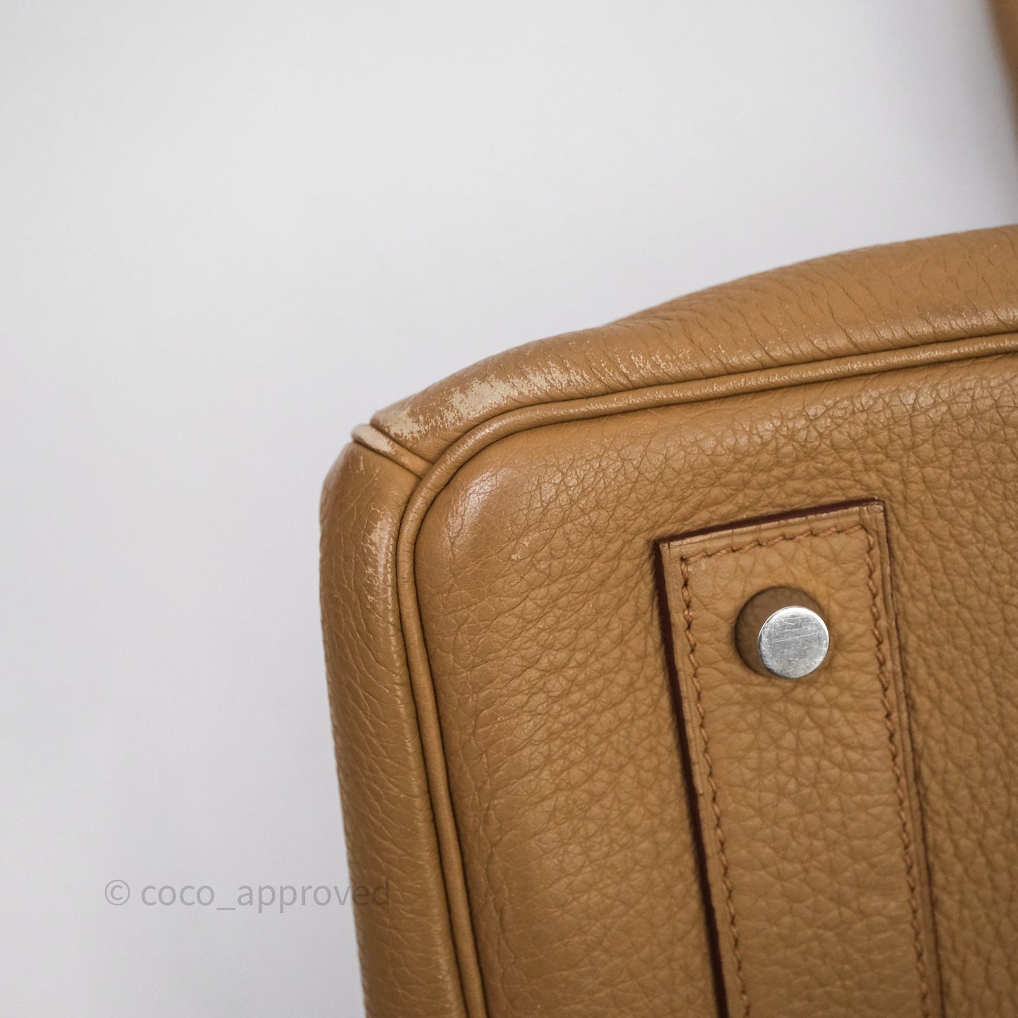 Hermès Birkin JPG Shoulder Bag 42 Tabac Camel 24 Palladium Hardware