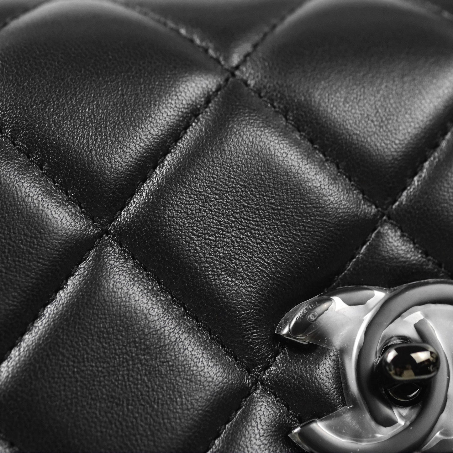 Chanel Small Trendy CC So Black Lambskin
