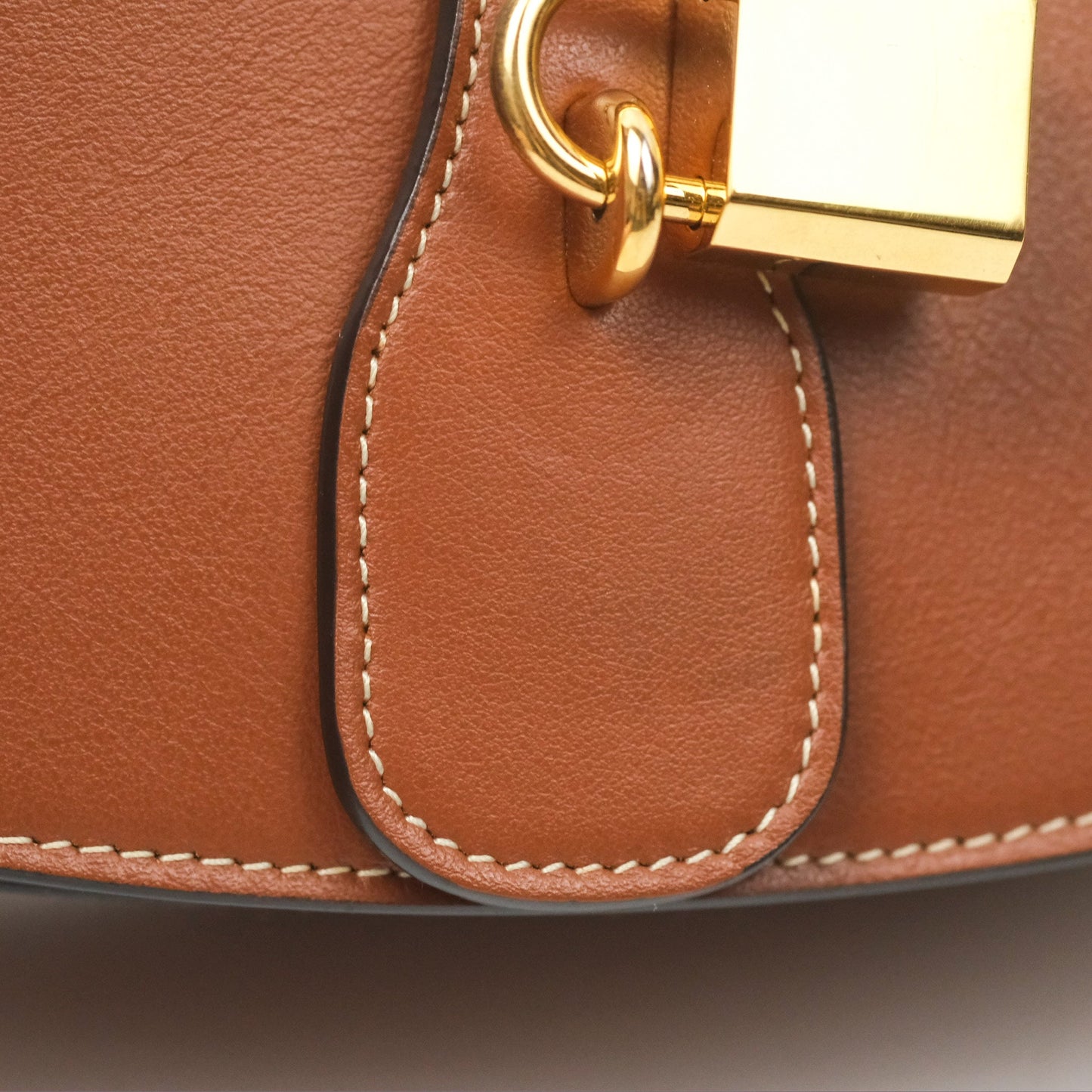 Celine Clutch on Strap Tabou Tan Calfskin
