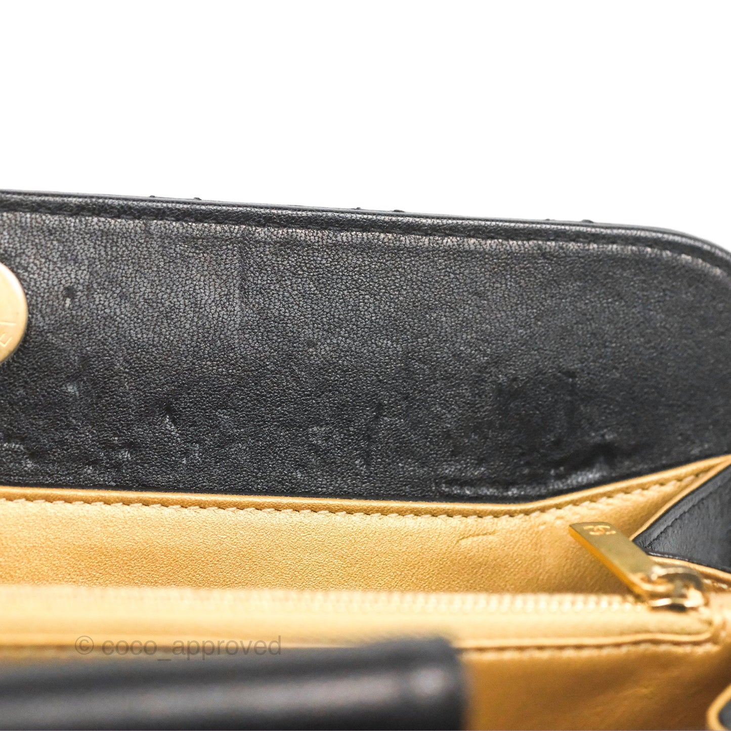 Chanel Coco Midnight Clutch Black Lambskin Gold Hardware