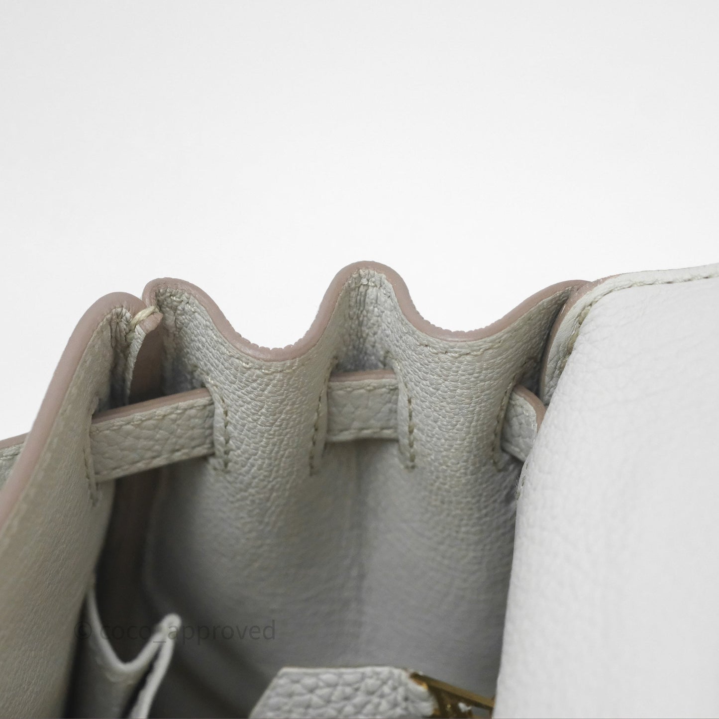 Hermès Retourne Kelly 25 Beton 8L Togo Gold Hardware