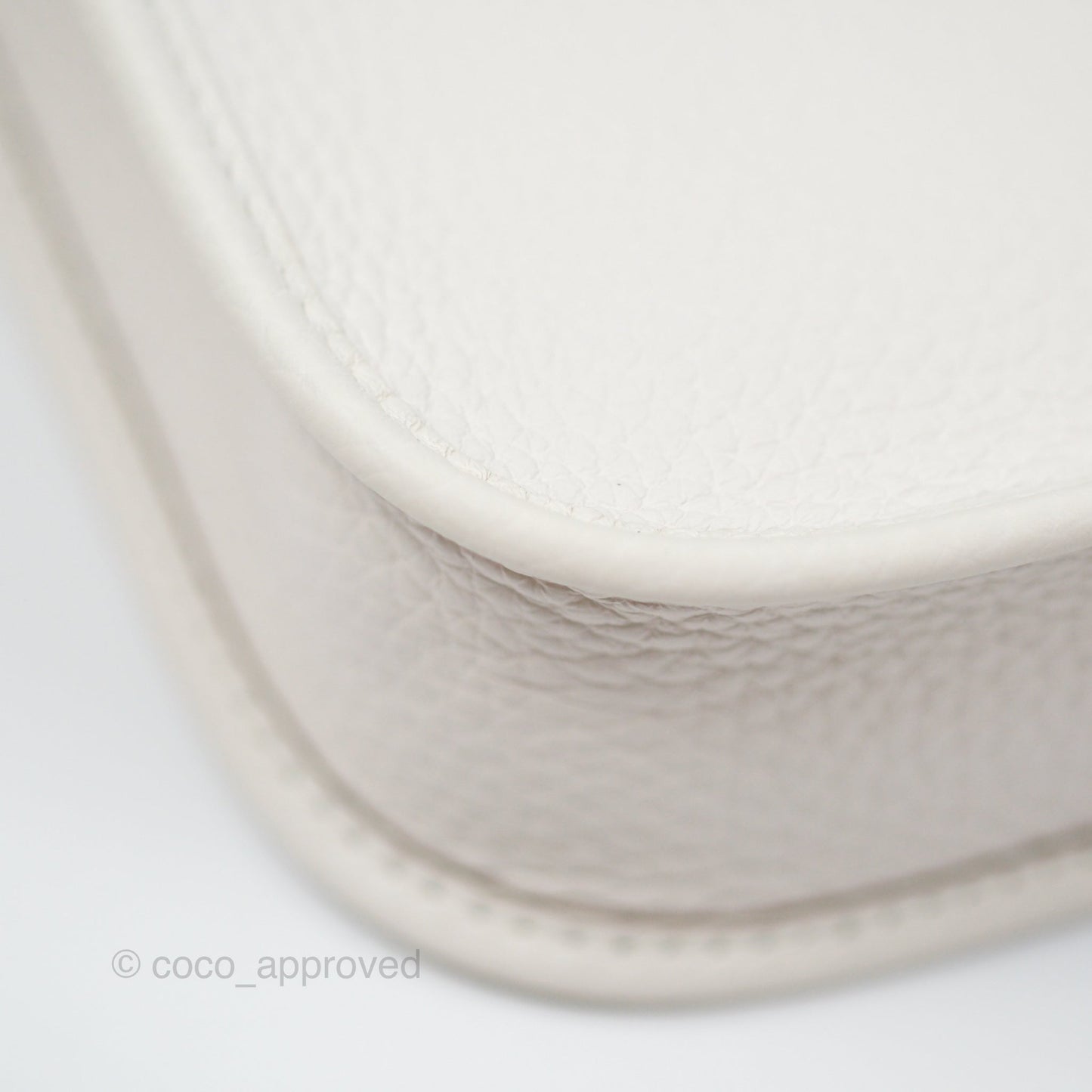 Hermès Mini Evelyne 16 Gris Pale M4 Clemence Palladium Hardware