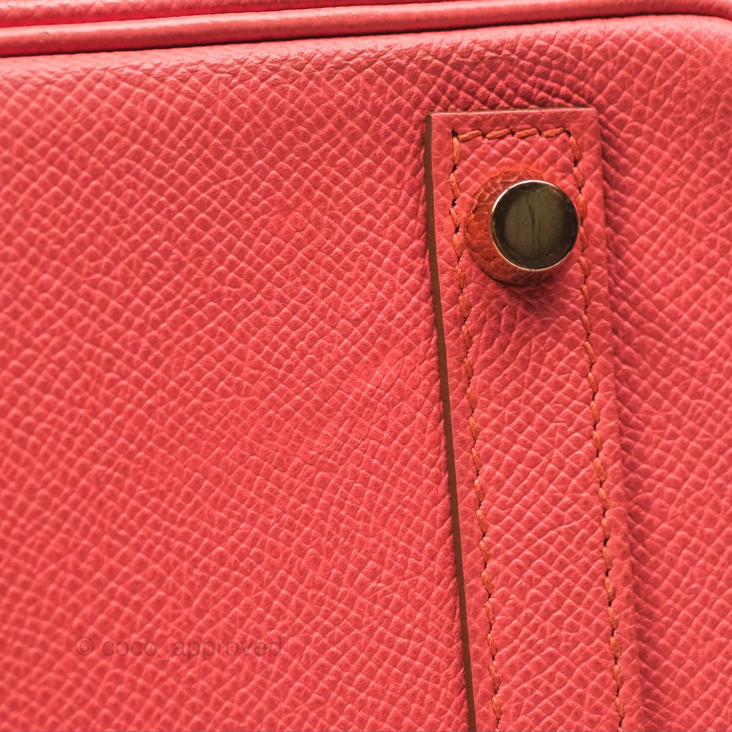 Hermès Birkin 30 Retourne Flamingo I5 Epsom Gold Hardware