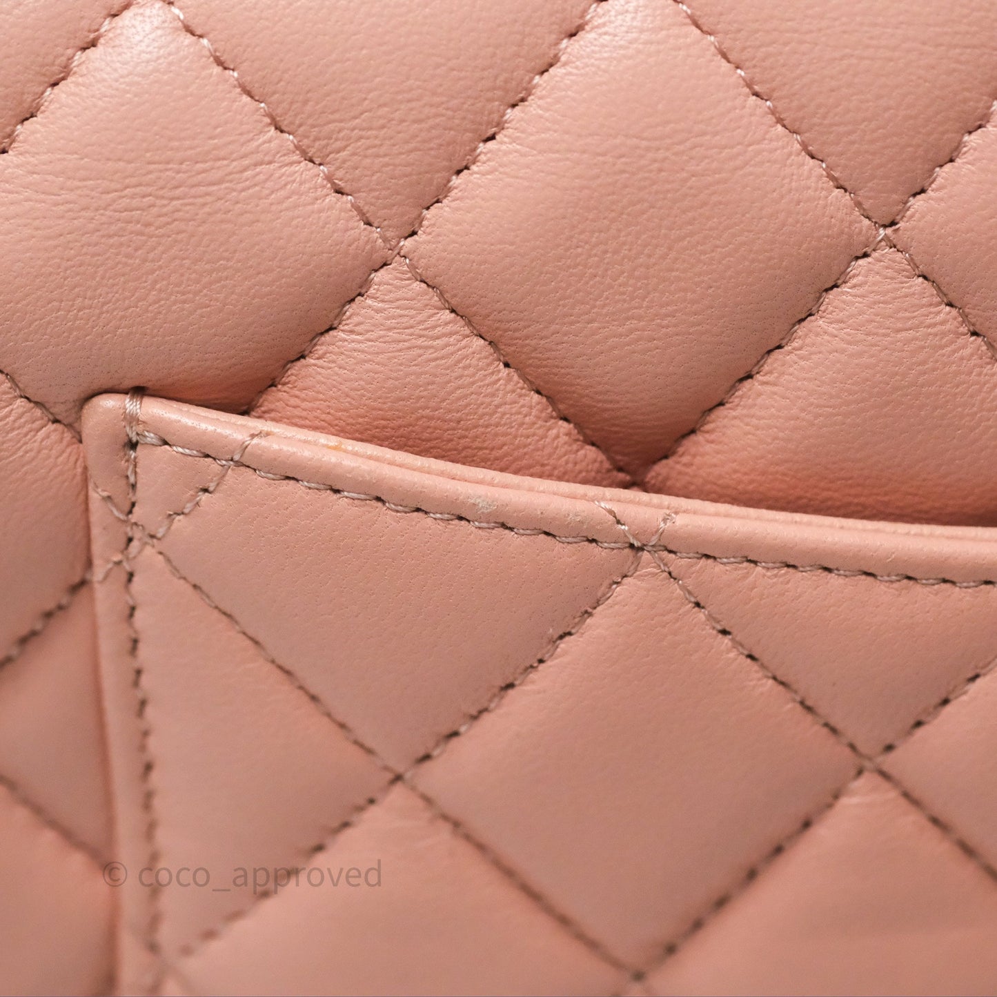 Chanel Quilted Mini Rectangular Flap Pink Lambskin Gold Hardware