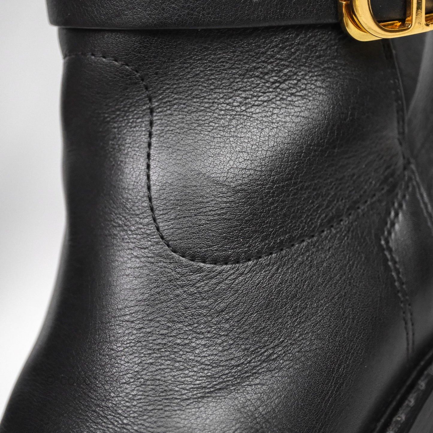 Christian Dior Empreinte Ankle Boot Black Calfskin