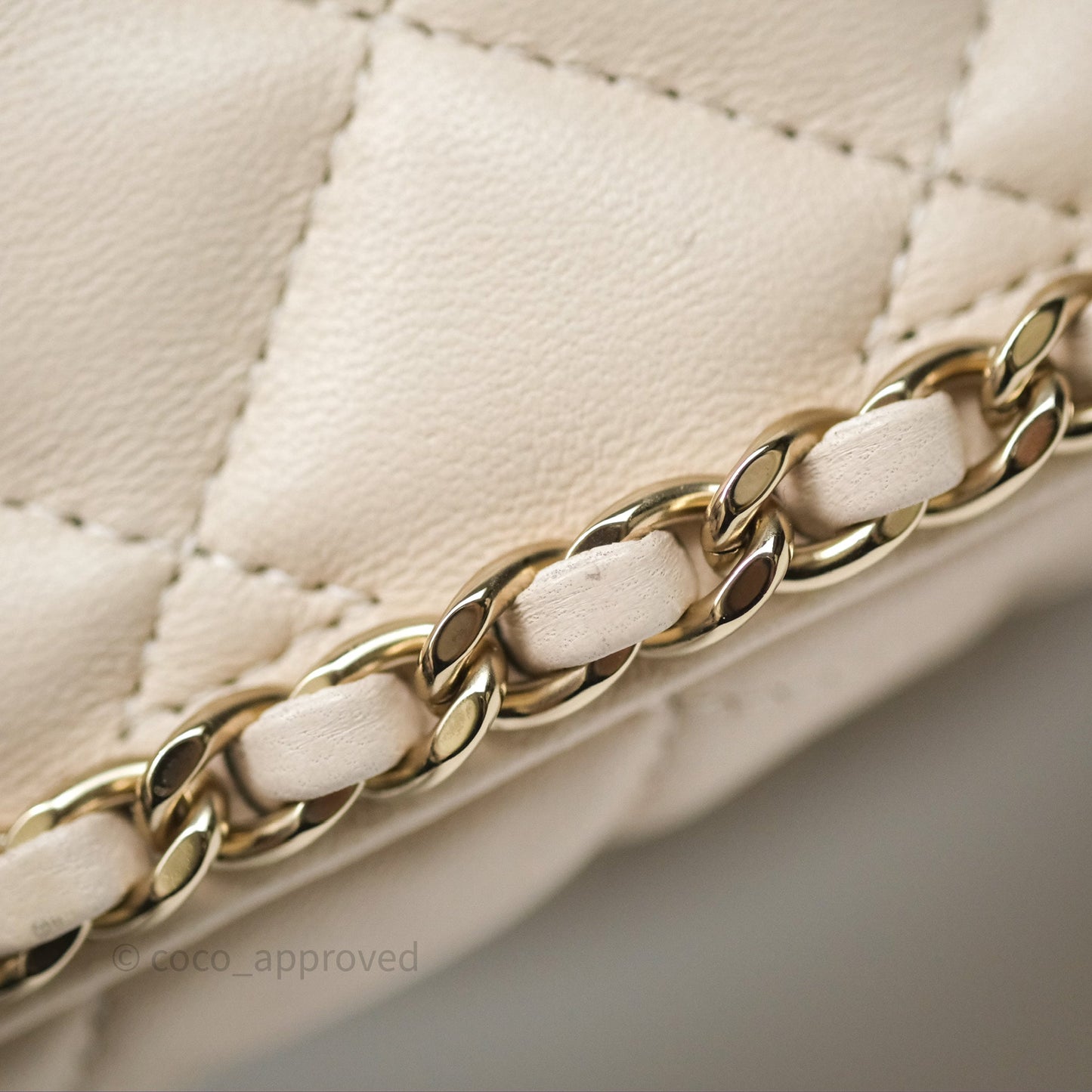 Chanel Small Hobo Bag Light Beige Lambskin Gold Hardware 23P