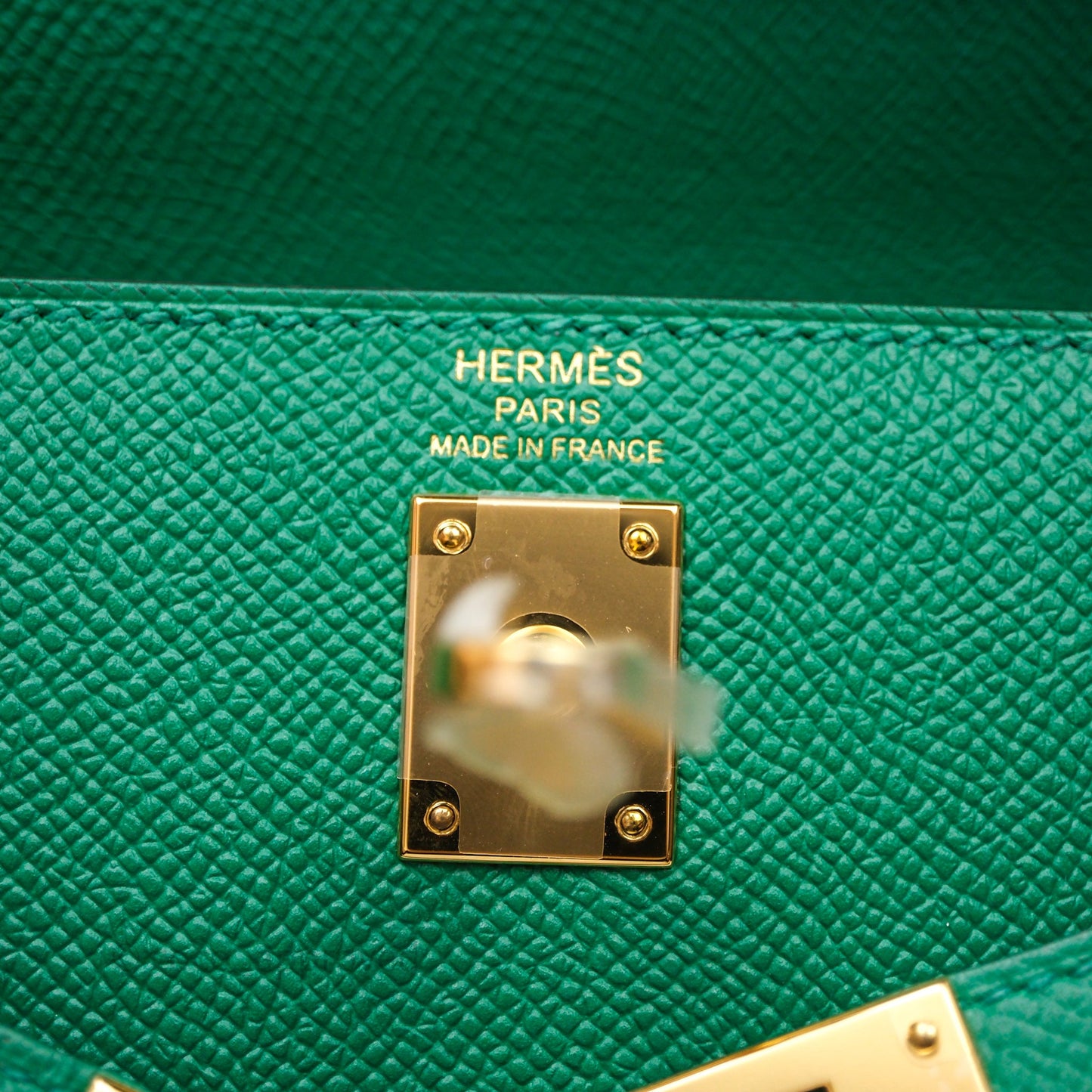Hermes Kelly 25 Sellier Vert Vertigo Epsom Gold Hardware