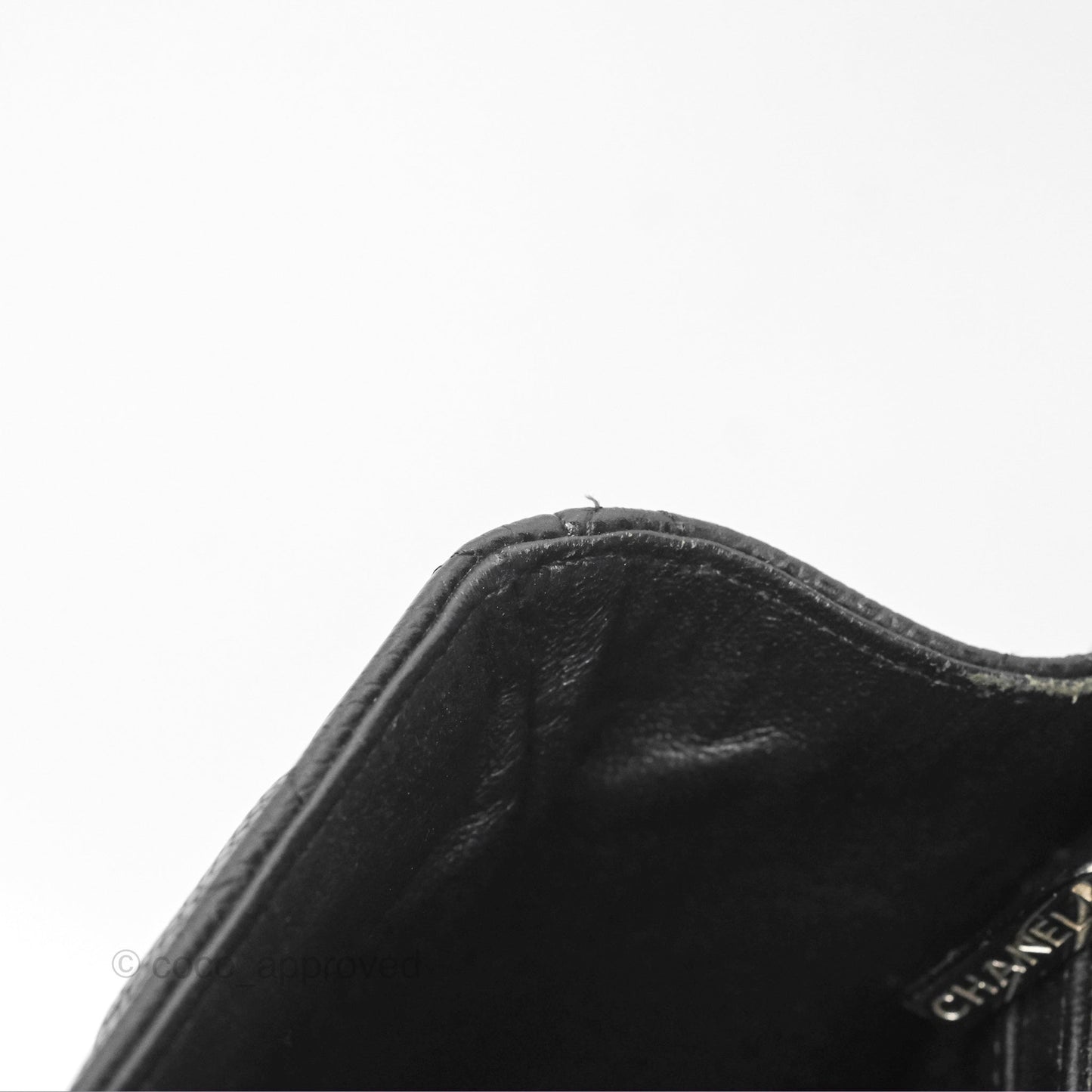 Chanel Quilted Maxi Single Flap Black Caviar Silver Hardware