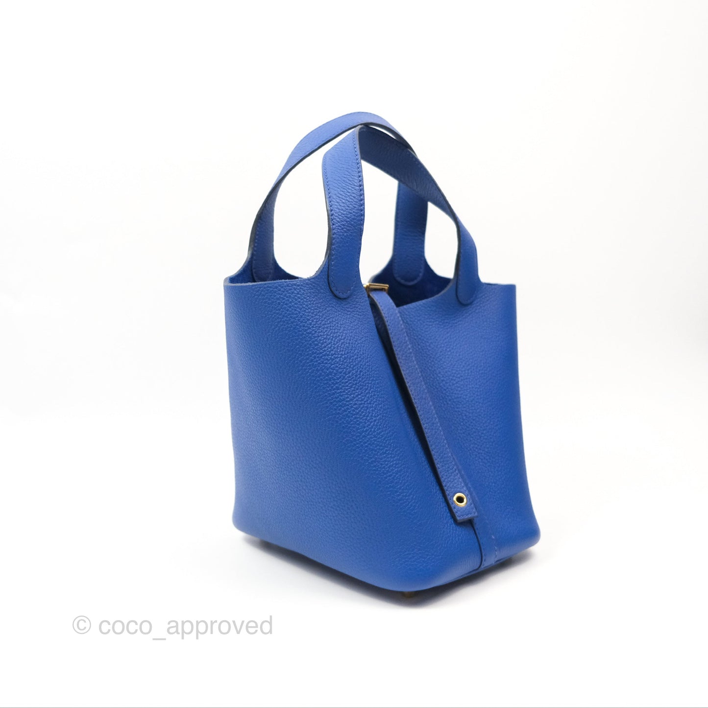 Hermès Picotin Lock 18 Bleu Royal Taurillon Maurice TM Gold Hardware