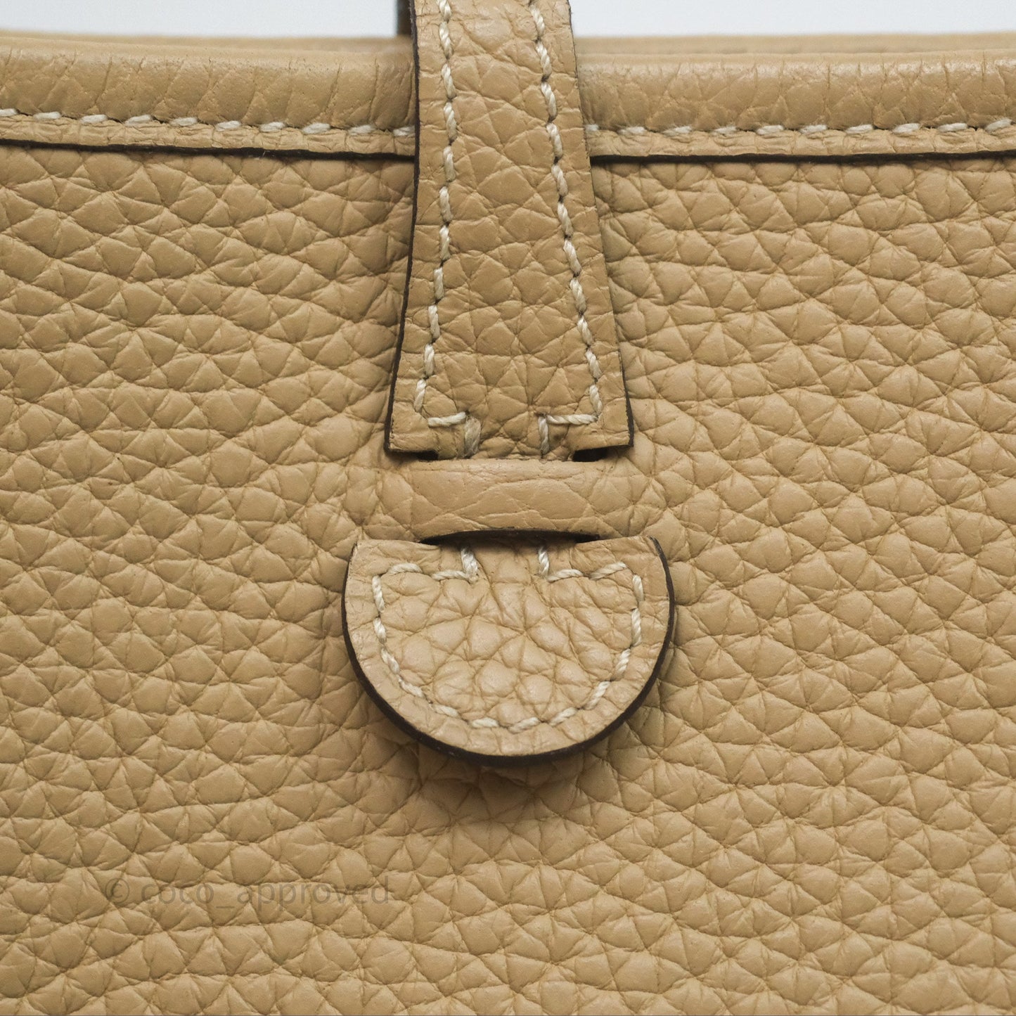 Hermès Mini Evelyne 16 Trench Clemence Palladium Hardware