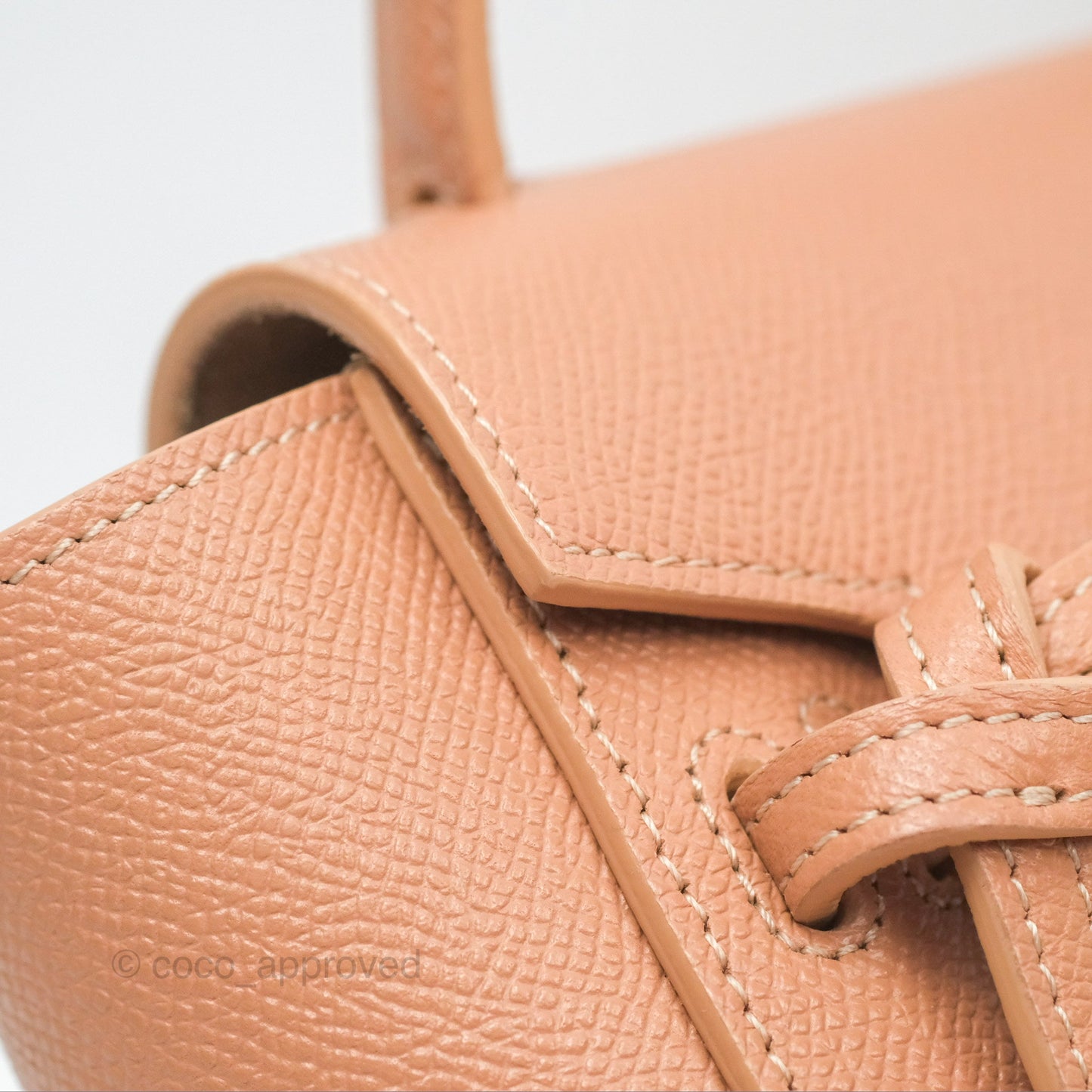 Celine Pico Belt Bag Desert Rose Grained Calfskin Gold Hardware