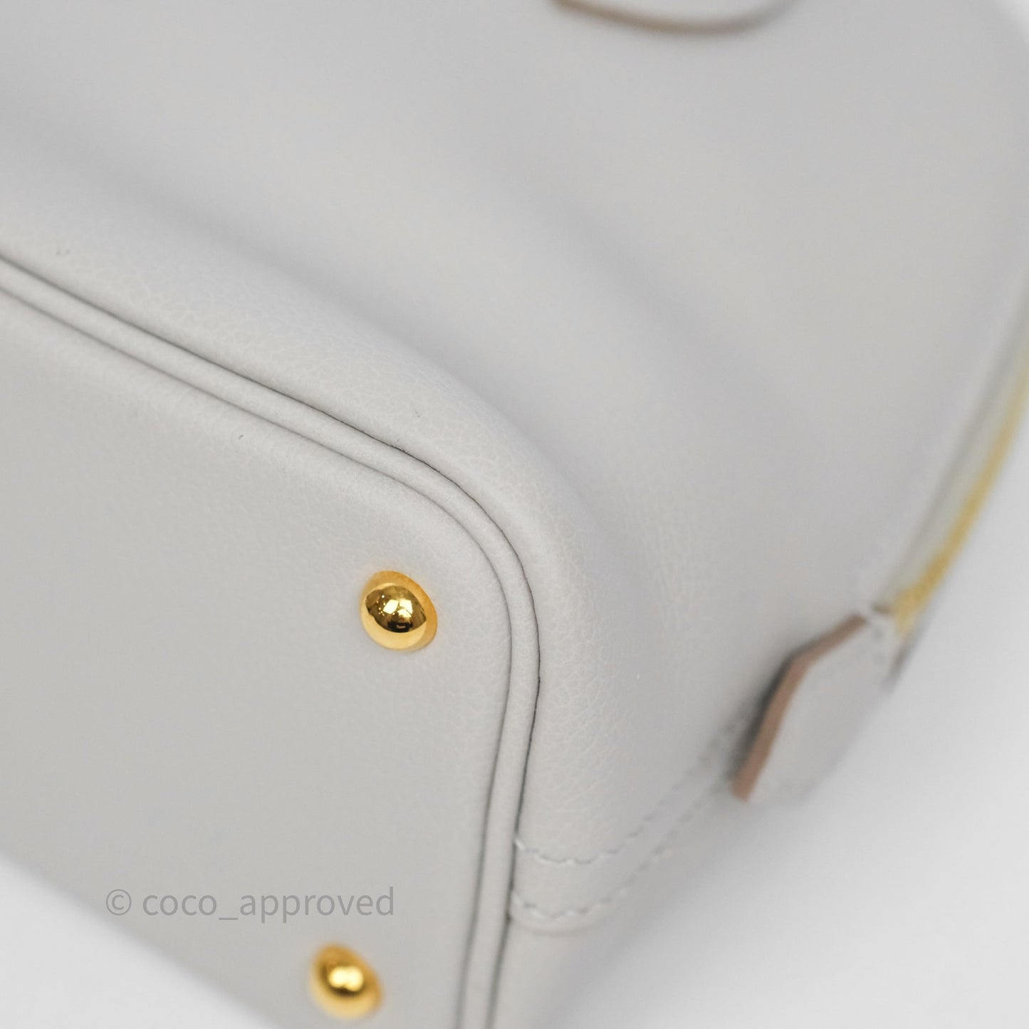 Hermès Bolide Mini 1923 Gris Perle 80 Evercolor Gold Hardware
