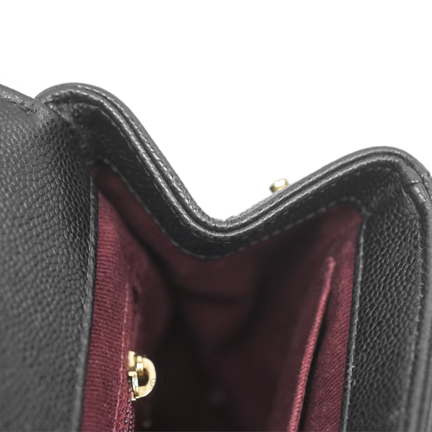 Chanel Quilted Small Business Affinity Flap Black Caviar Gold Hardware