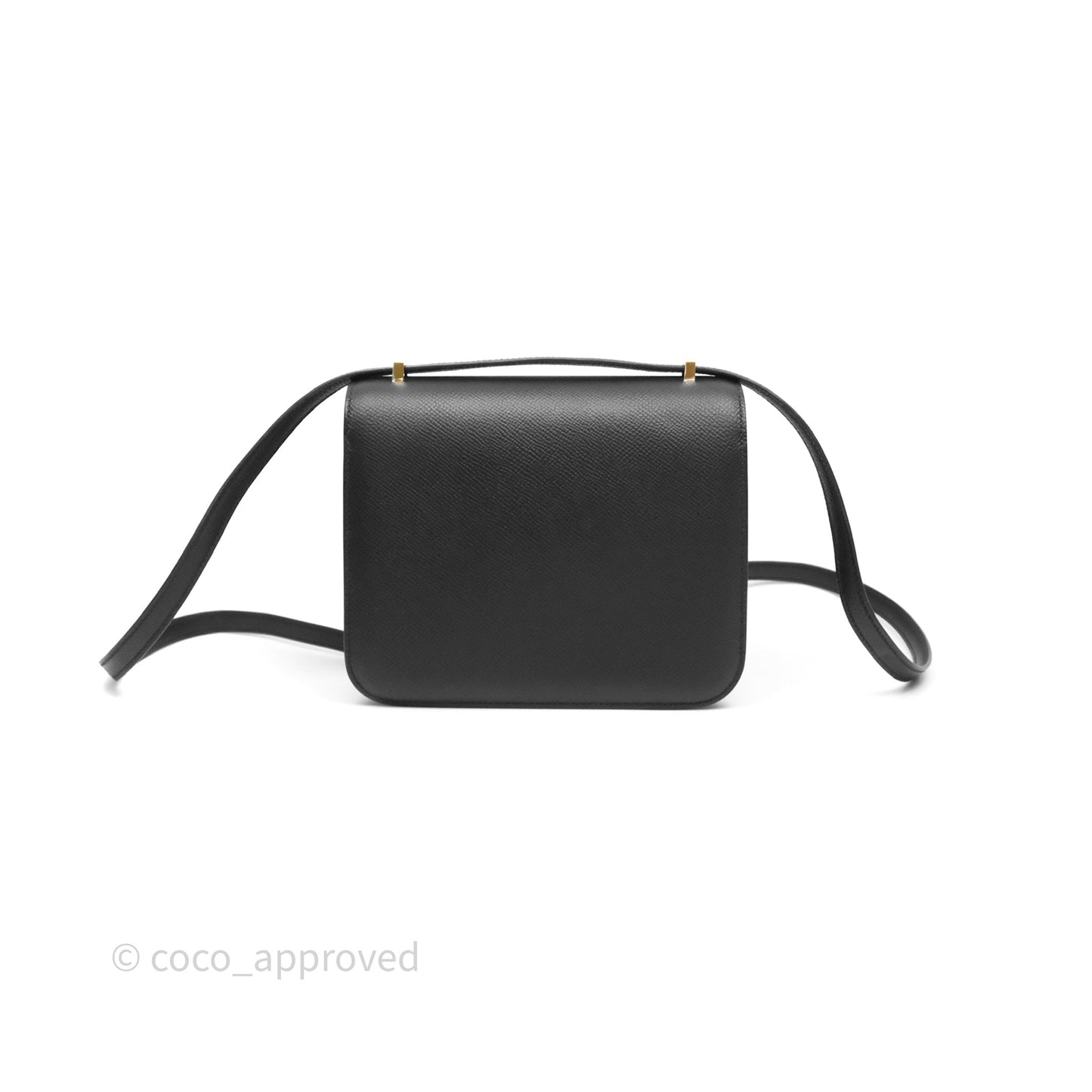 Hermès Constance Mini 18cm Black Noir 89 Epsom Gold Hardware