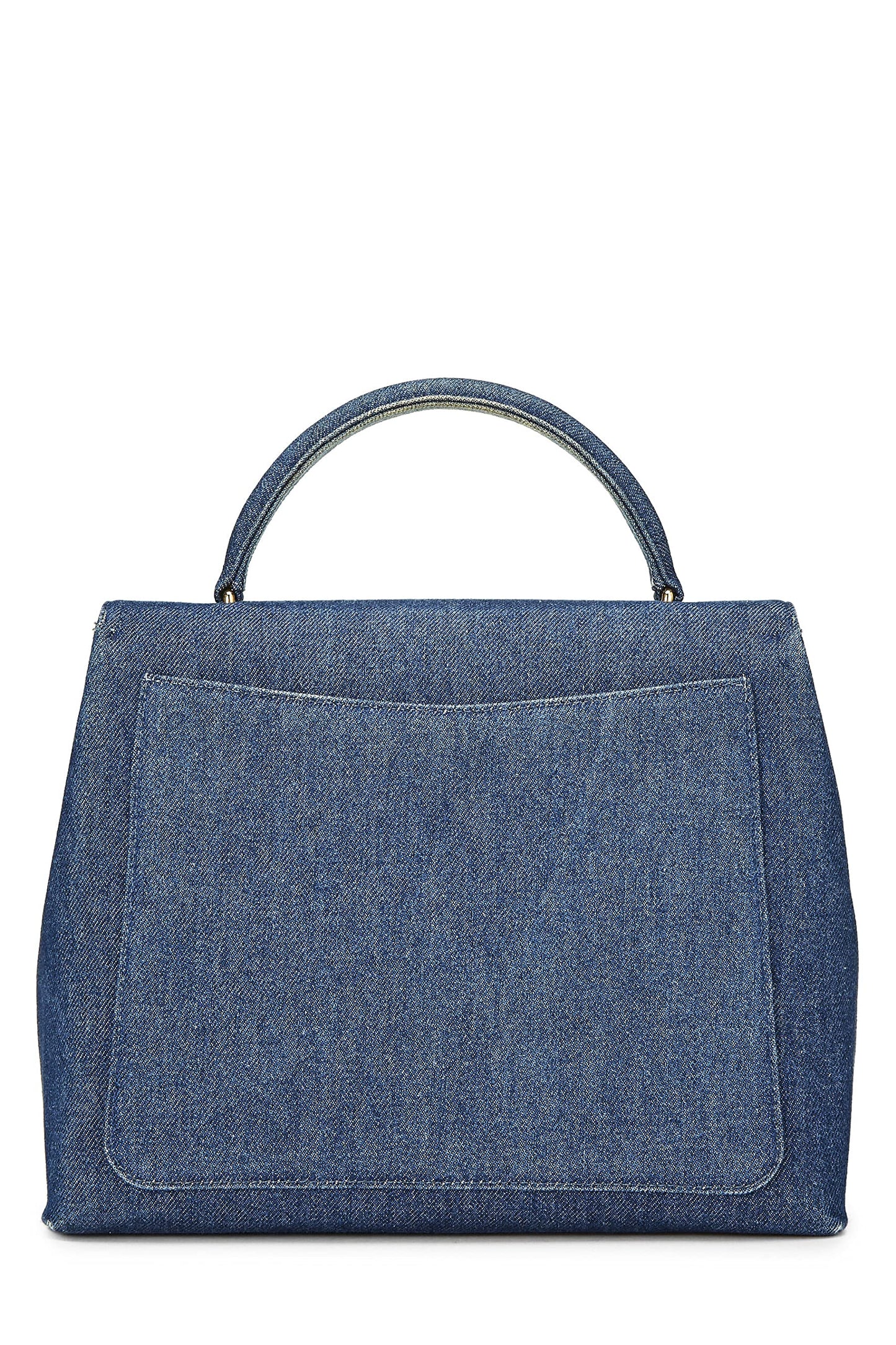 Chanel,  Blue Denim Kelly, Blue