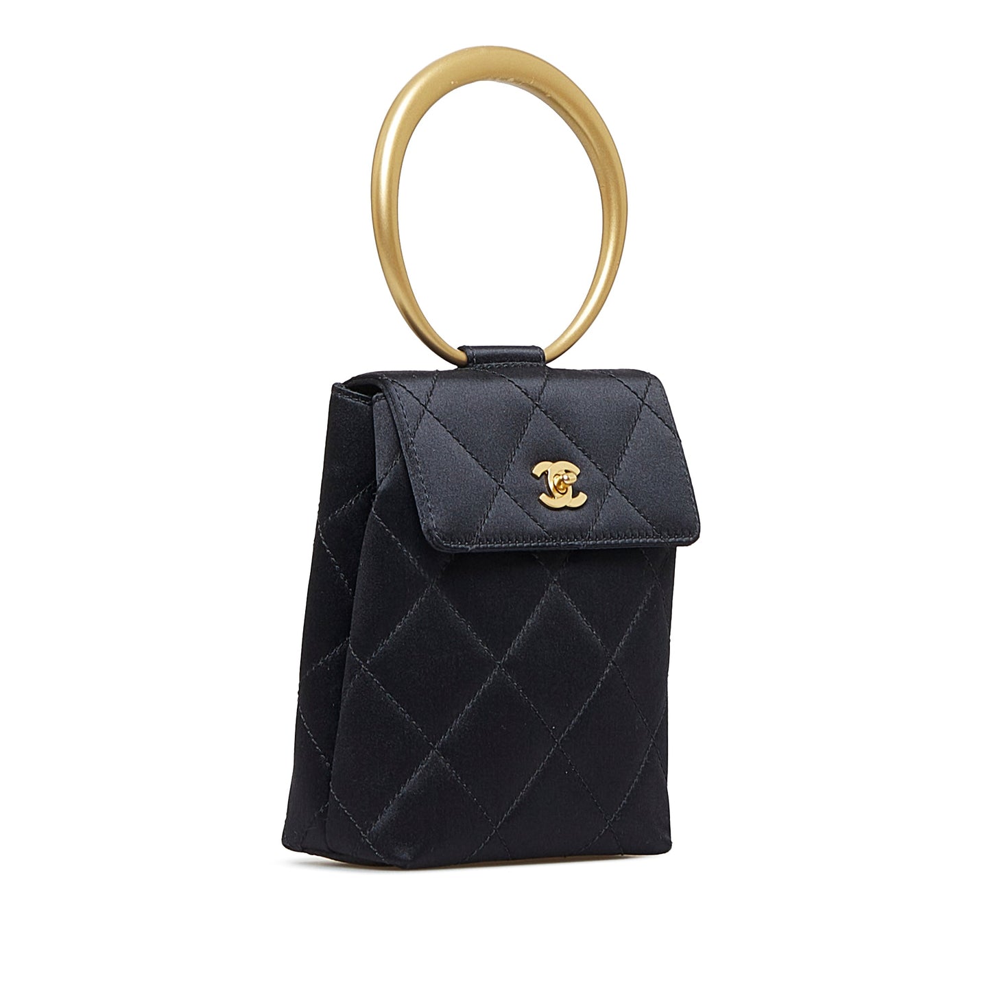 Luxury Chanel CC Matelasse Bracelet Handbag