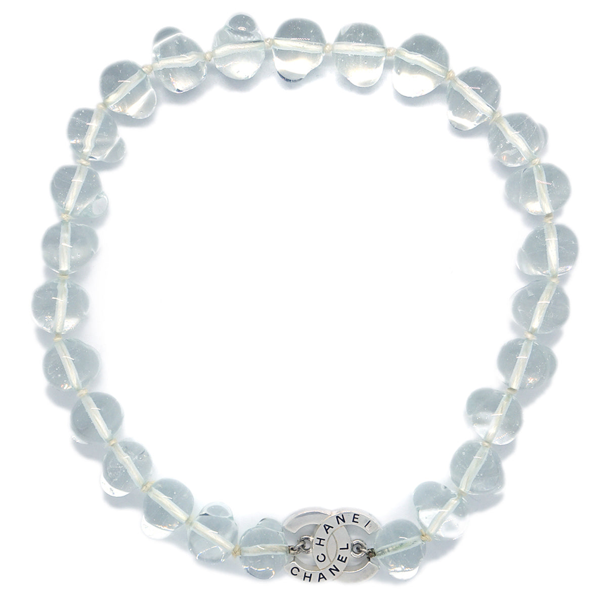 Chanel Pendant Necklace Clear 01P