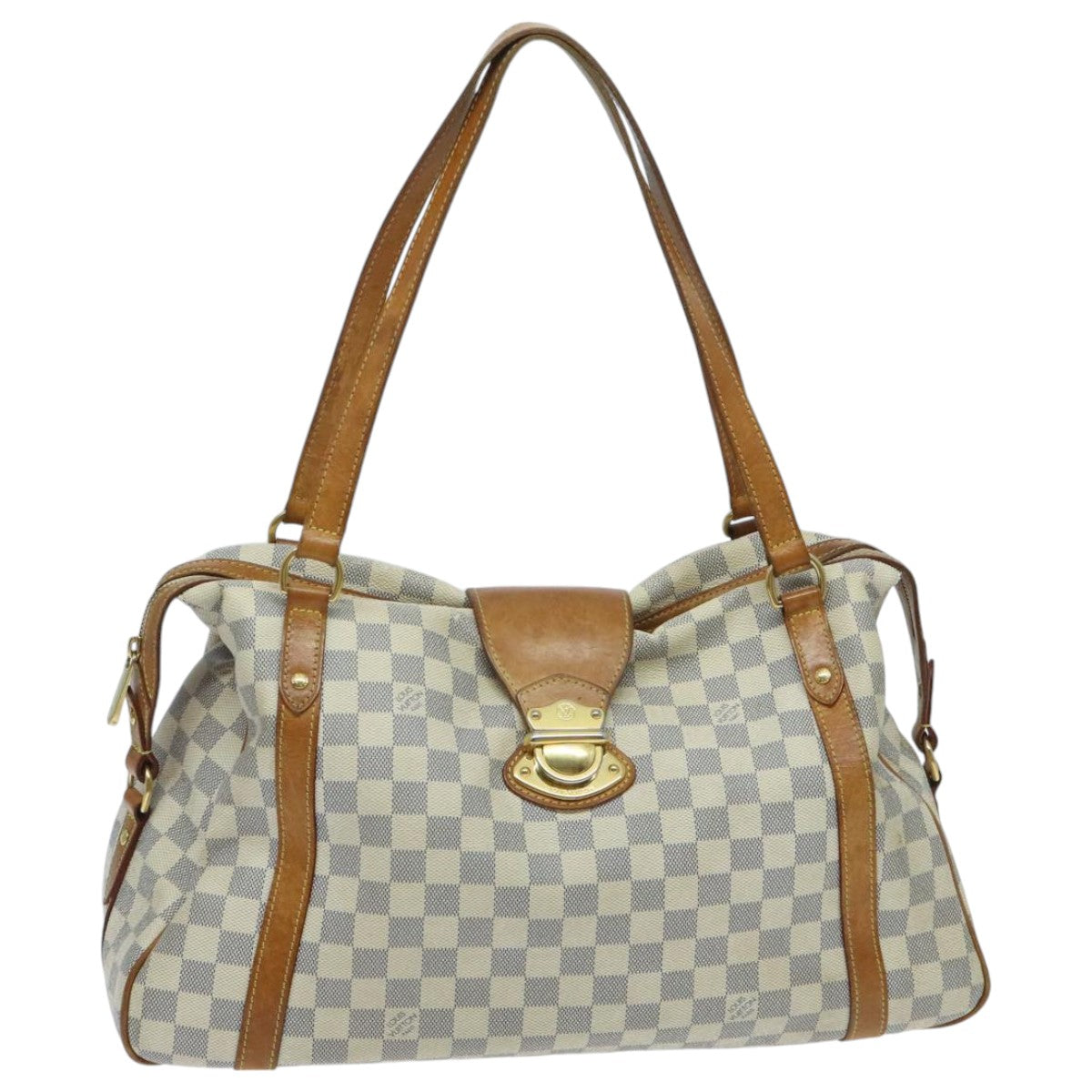 LOUIS VUITTON Damier Azur Stresa GM Tote Bag M51186 LV 92014