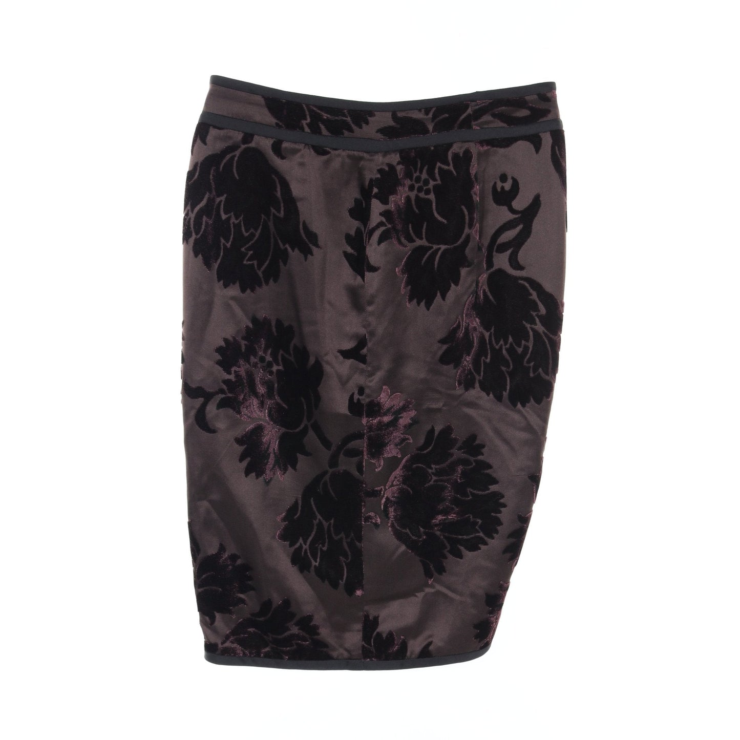 Luxury Gucci Trending 2025 Wrap skirt Flower Velor Purple Black