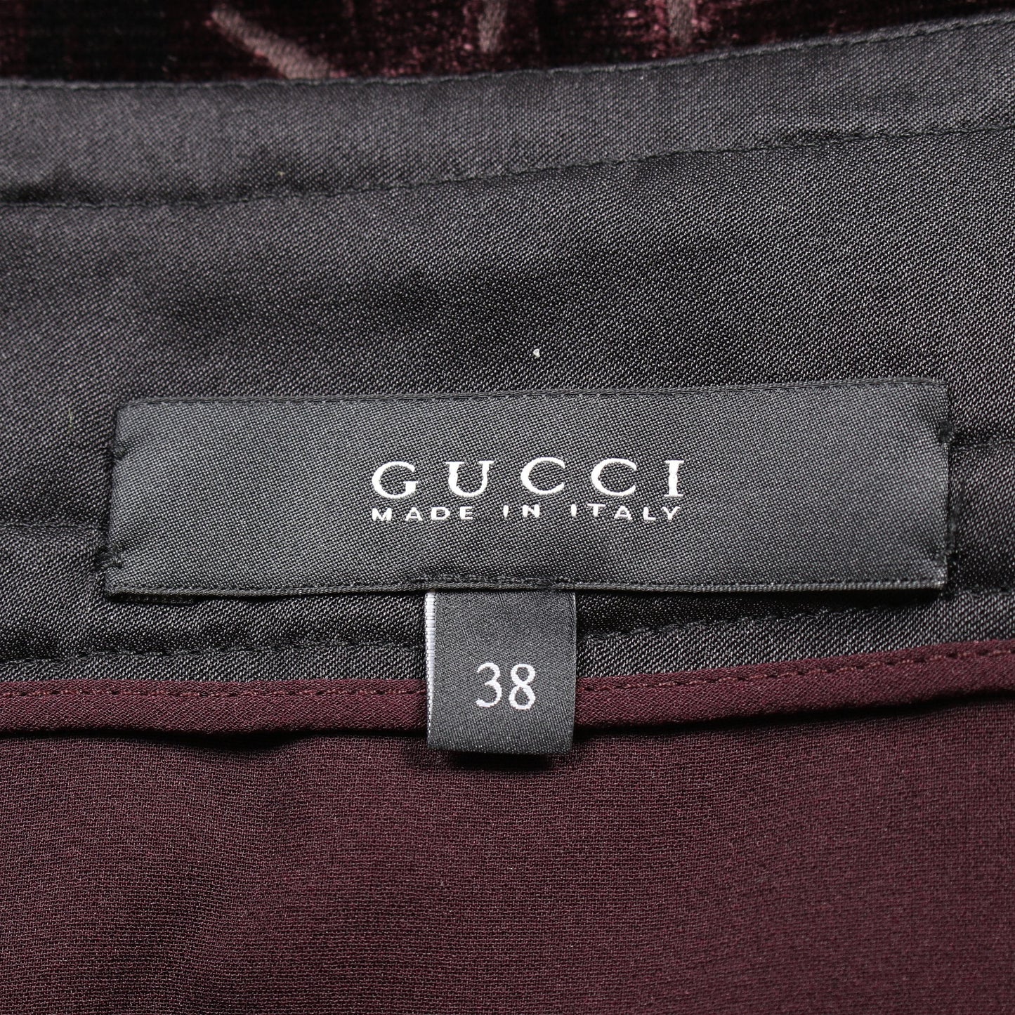 Luxury Gucci Trending 2025 Wrap skirt Flower Velor Purple Black