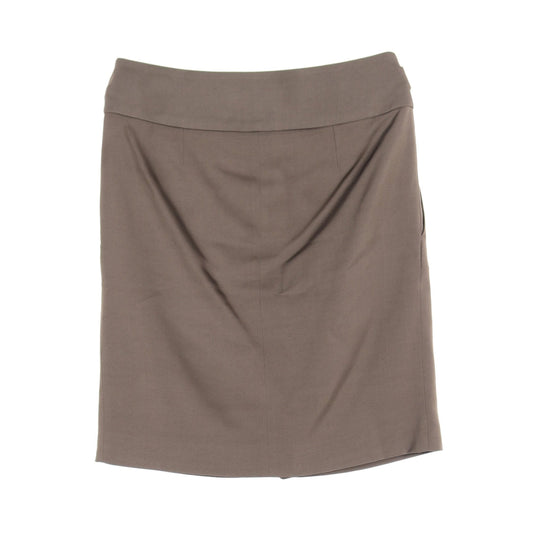 Luxury Gucci Trending 2025 Wrap skirt Rayon Wool Leather Brown Black