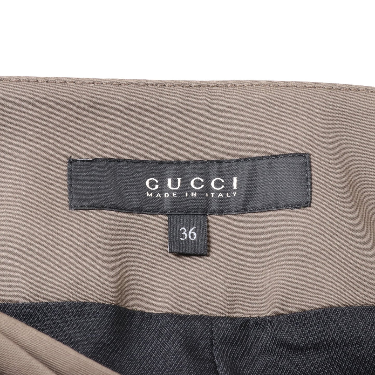 Luxury Gucci Trending 2025 Wrap skirt Rayon Wool Leather Brown Black