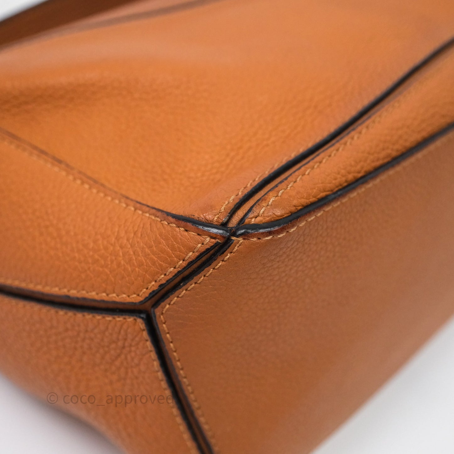 Loewe Small Puzzle Bag Tan Calfskin