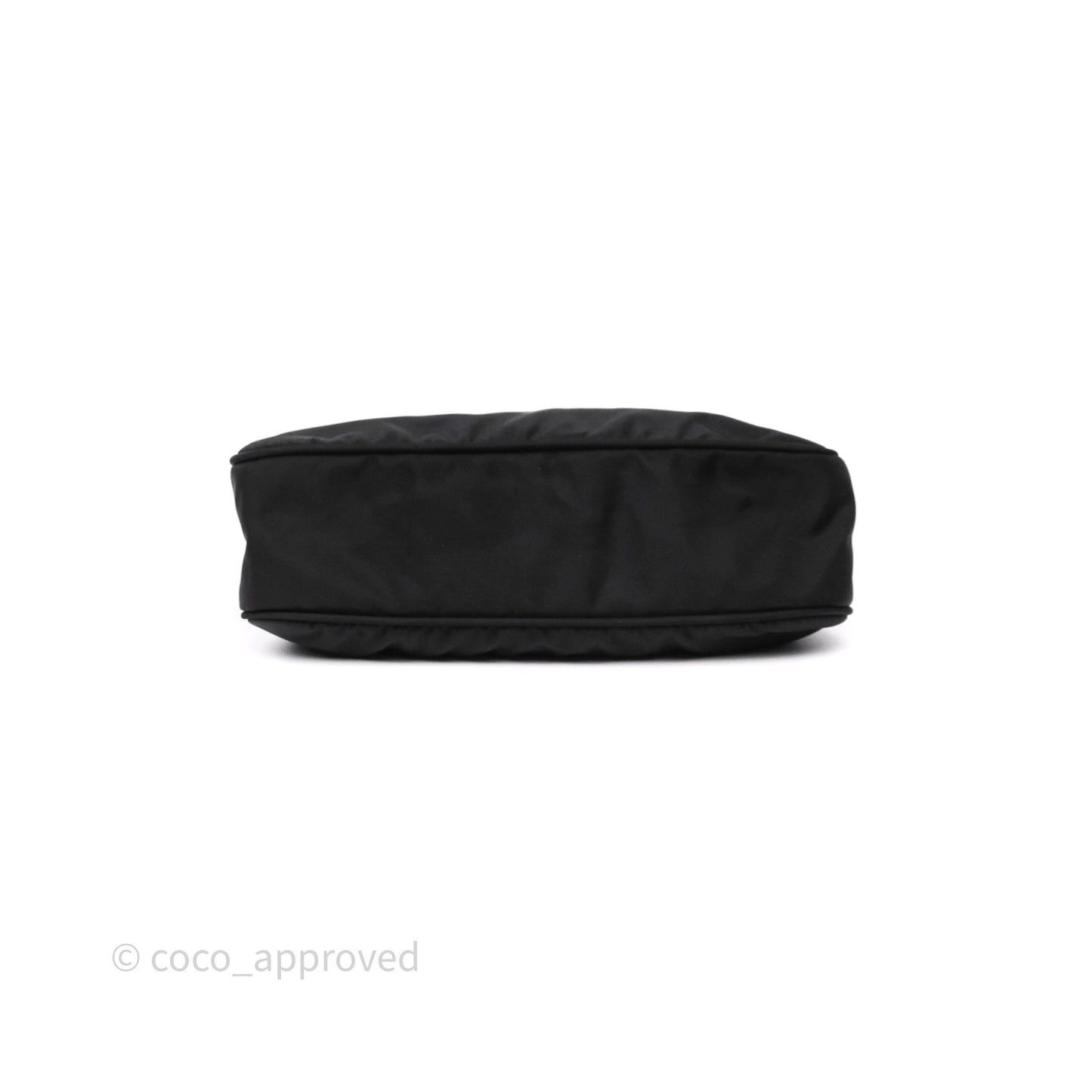 Prada Vintage Mini Bag Black Nylon Silver Hardware