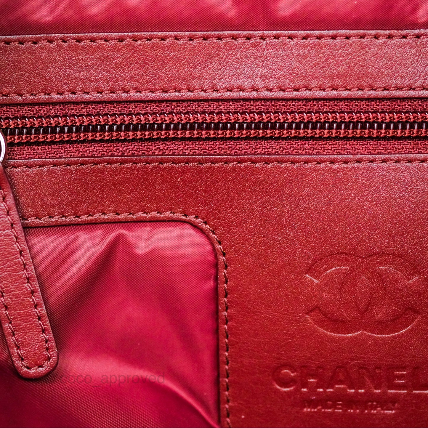 Chanel Coco Cocoon Backpack Black Nylon Silver Hardware