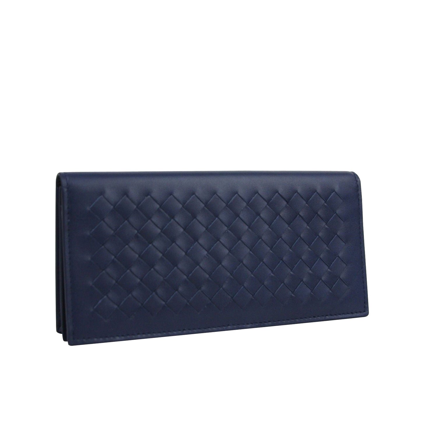 Luxury Bottega Veneta Men's Intercciaco Leather Long Bifold Wallet