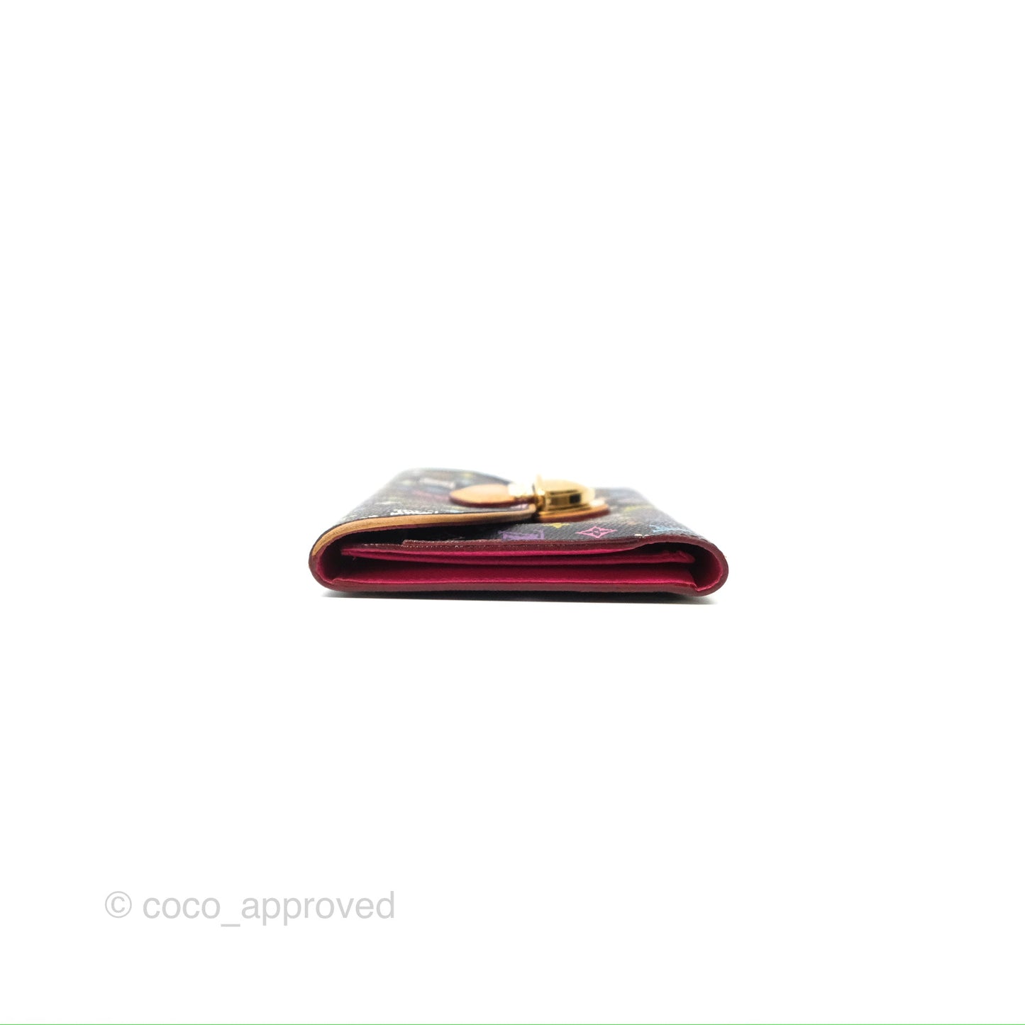 Louis Vuitton Multicolor Monogram Eugenie Wallet Canvas Black
