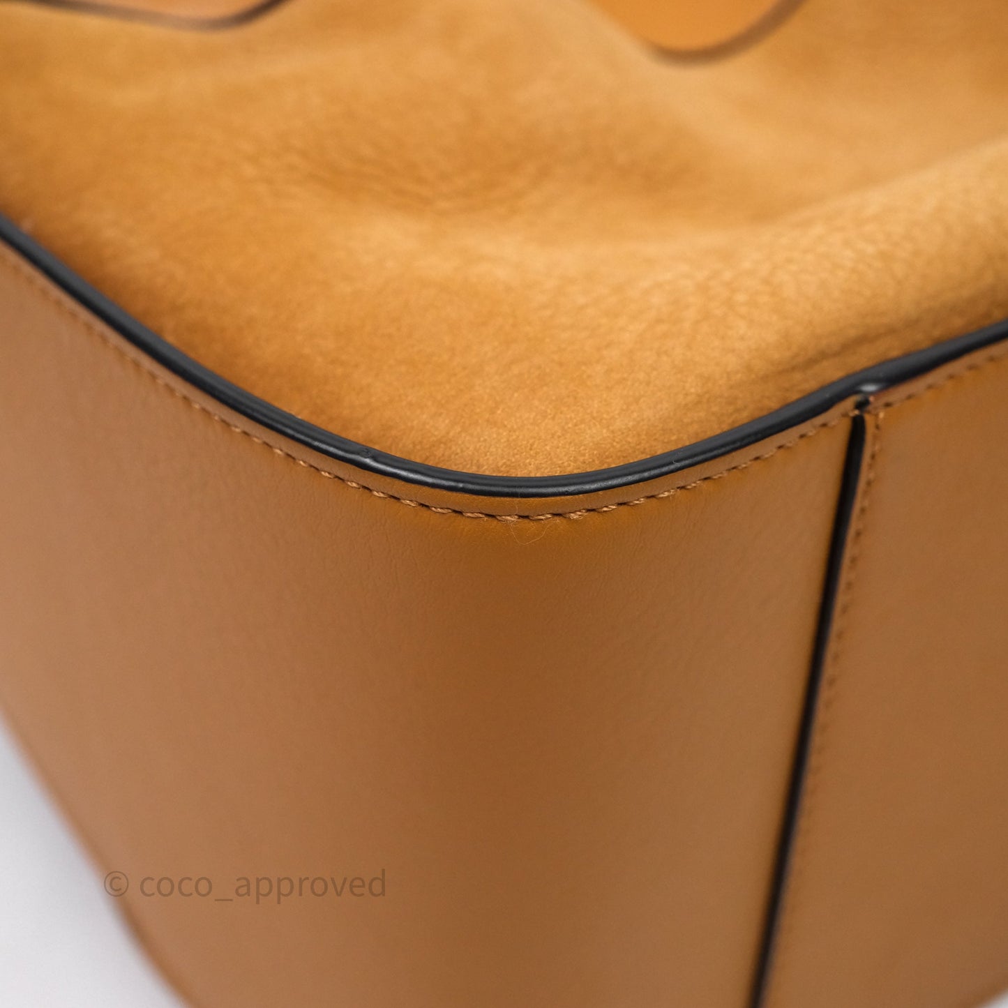 Loewe Small Hammock Drawstring Light Caramel Calfskin