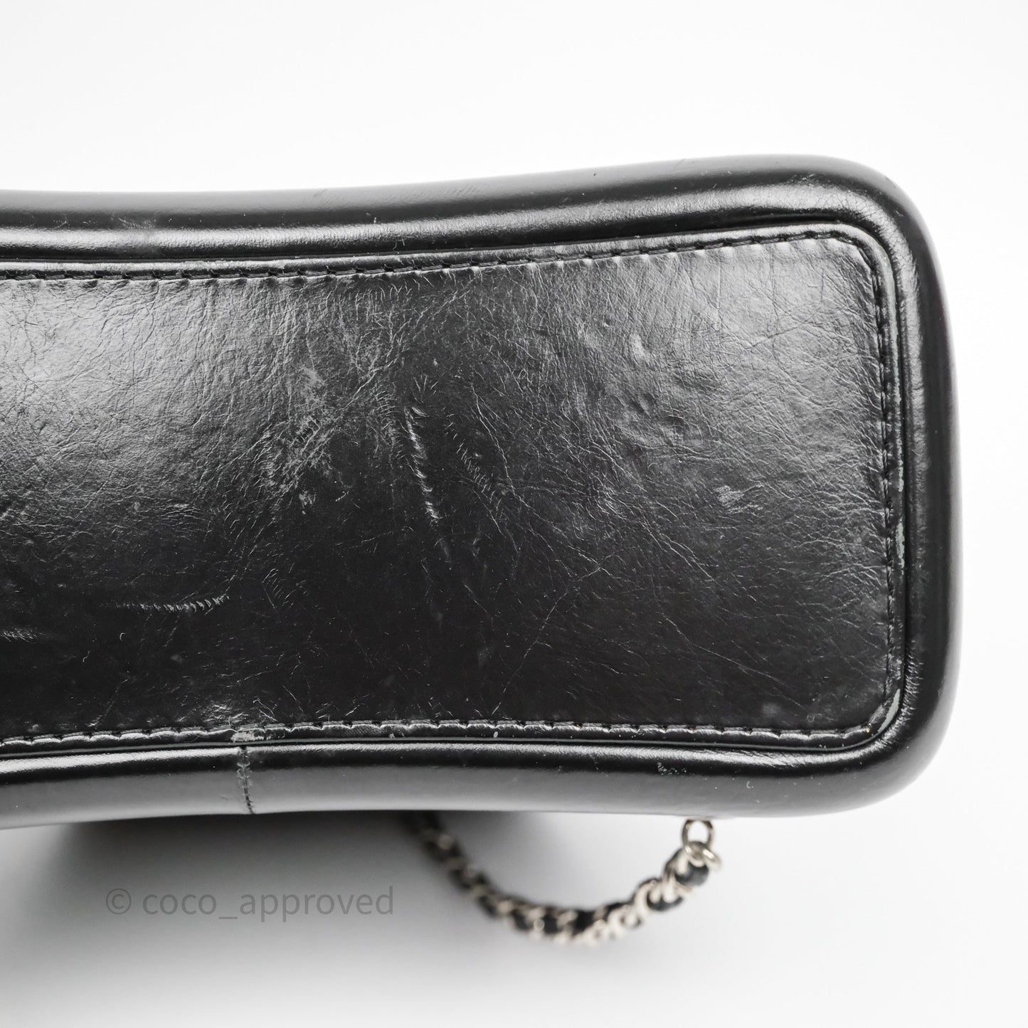 Chanel Small Gabrielle Backpack Black Aged Calfskin