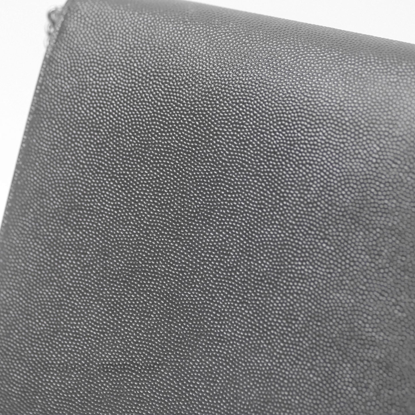 Saint Laurent Cassandra in Grain De Poudre Embossed Leather Black