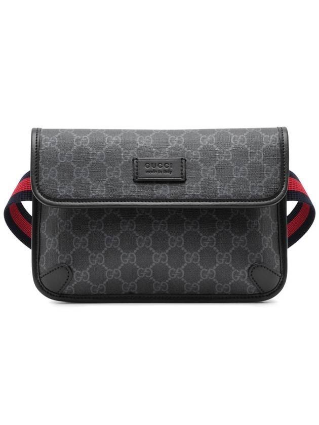 Luxury Gucci Trending 2025 GG Supreme Belt Bag Black