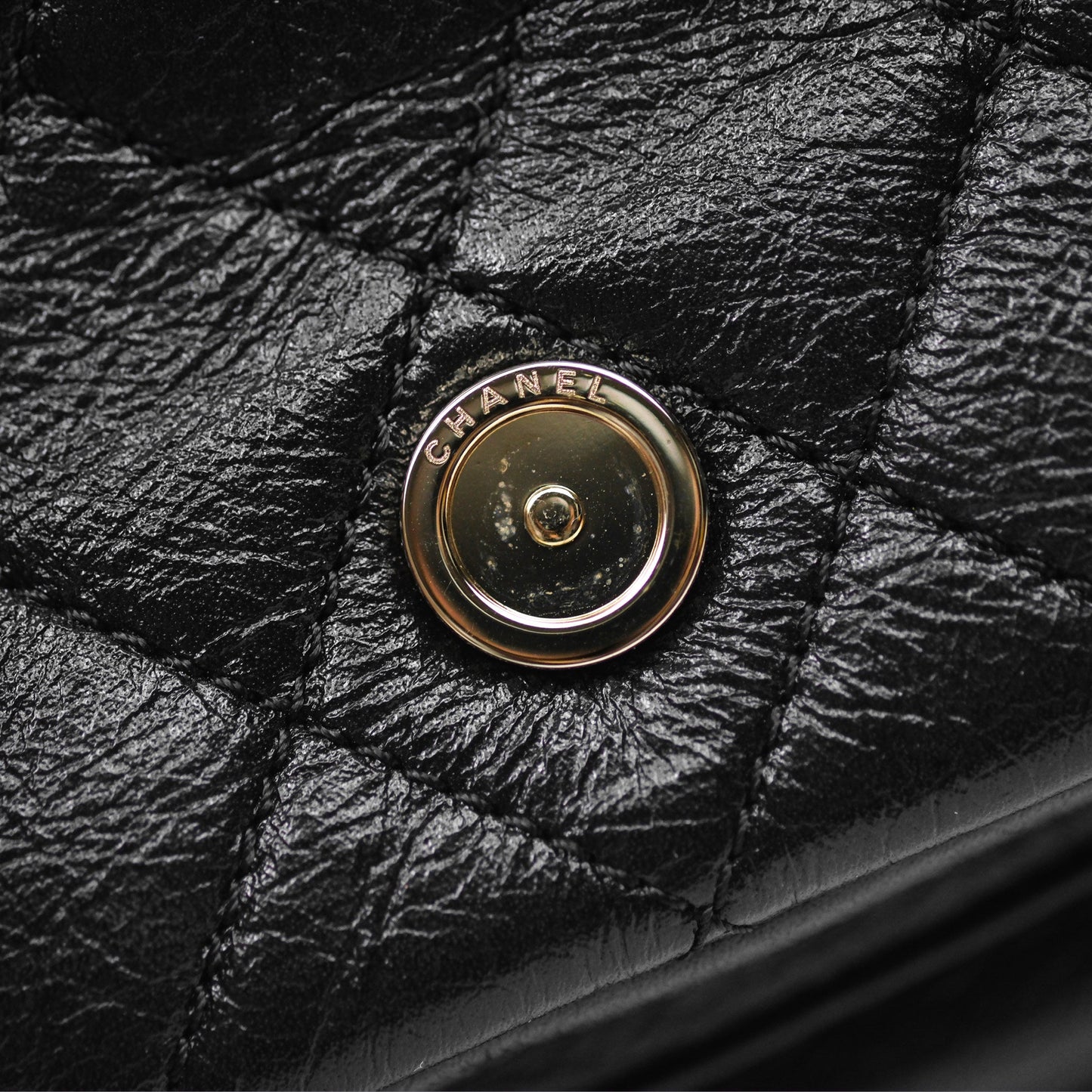 Chanel Quilted Small Duma Drawstring Backpack Black Calfskin Gold Hardware