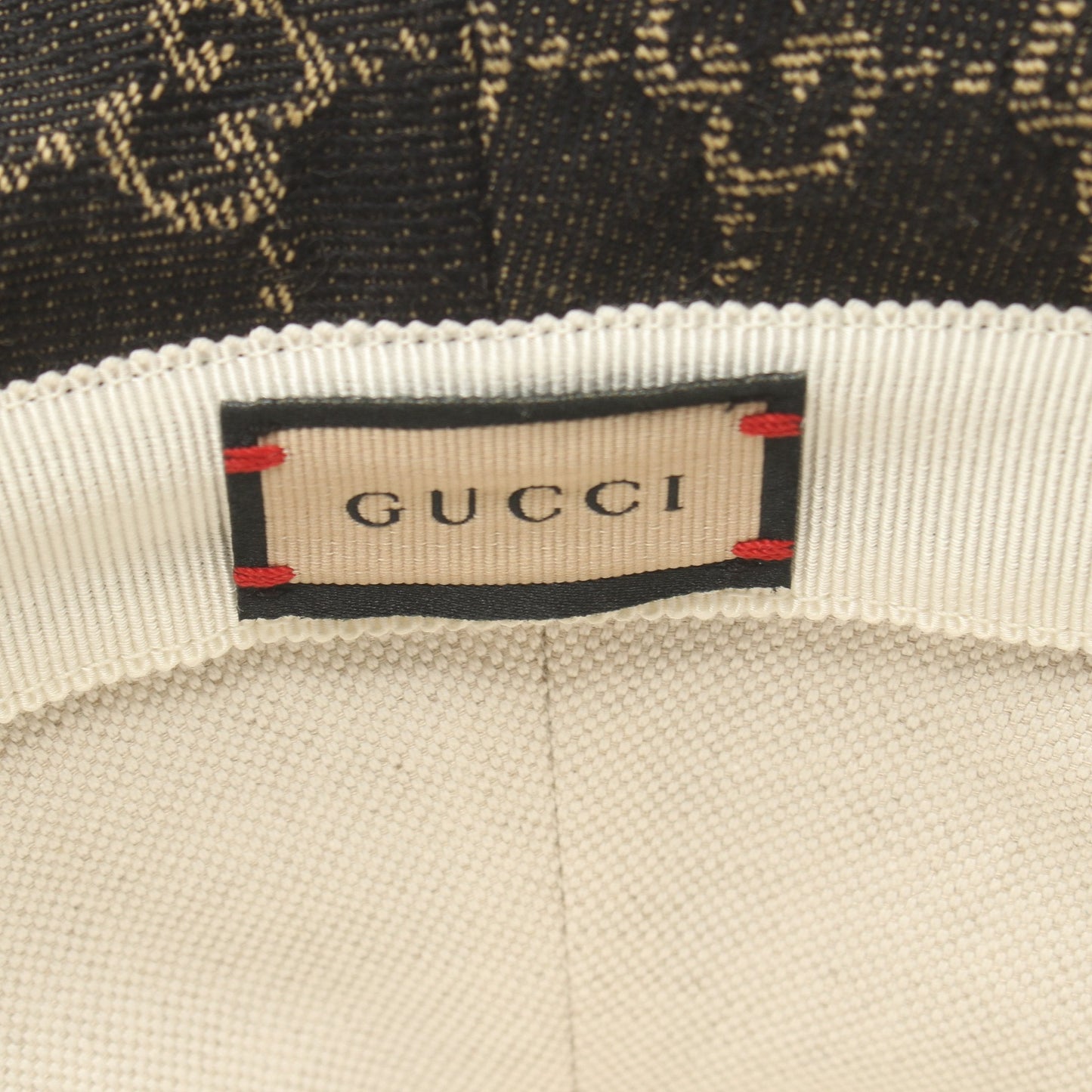 Luxury Gucci Trending 2025 GG pattern Bucket Hat Denim Black Beige