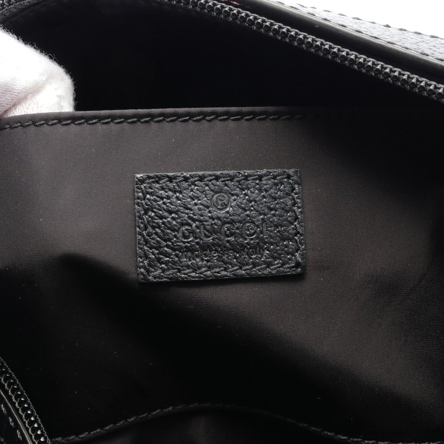 Luxury Gucci Trending 2025 GG Crystal Sherry line Handbag PVC Coated Canvas Leather Black