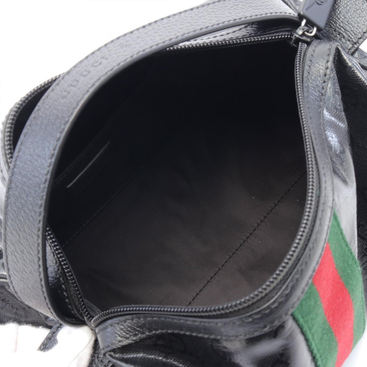 Luxury Gucci Trending 2025 GG Crystal Sherry line Handbag PVC Coated Canvas Leather Black