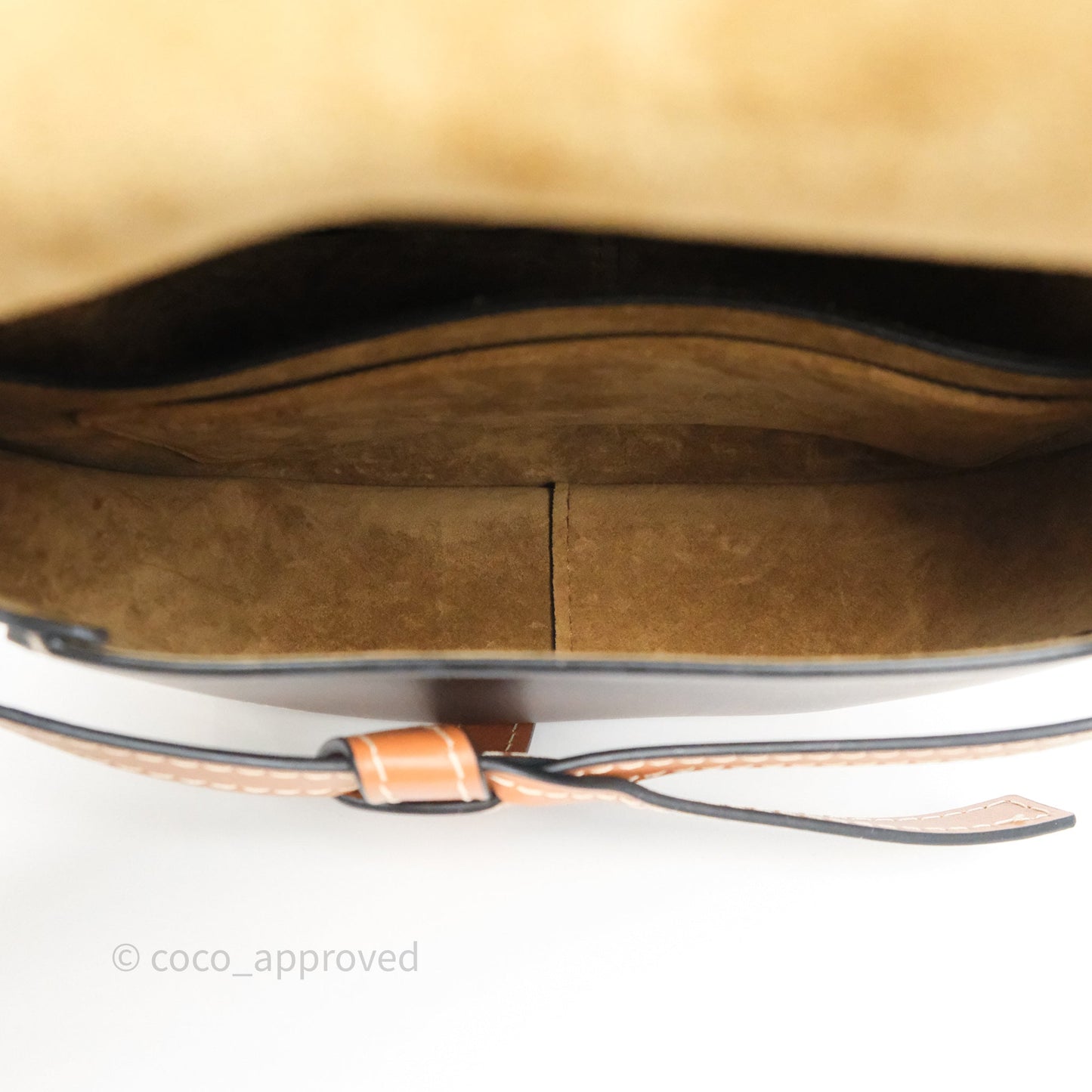 Loewe Small Gate Bag Smooth Calfskin Burgundy Tan Brown
