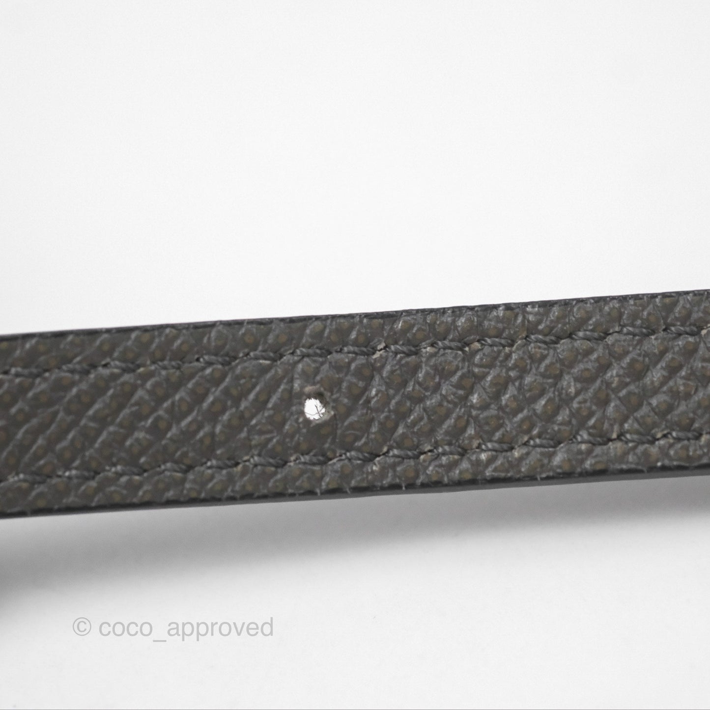 Celine Pico Belt Bag Grey Grained Calfskin Gold Hardware
