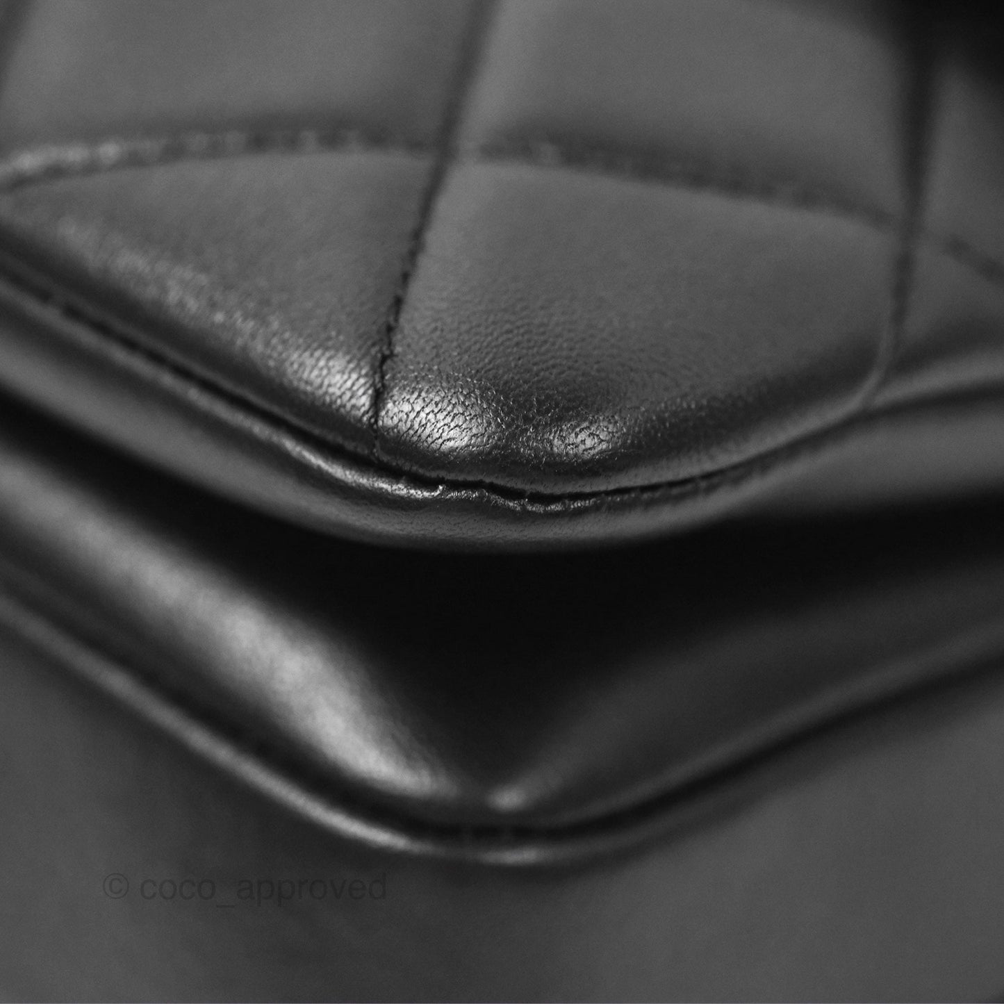 Chanel Small Trendy CC So Black Lambskin