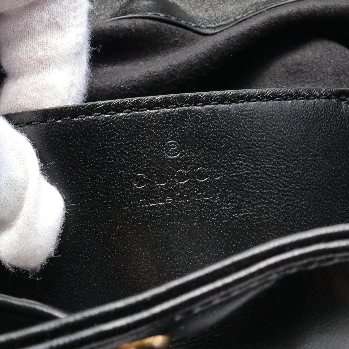 Luxury Gucci Trending 2025 GG Marmont Mini Backpack Rucksack Leather Black