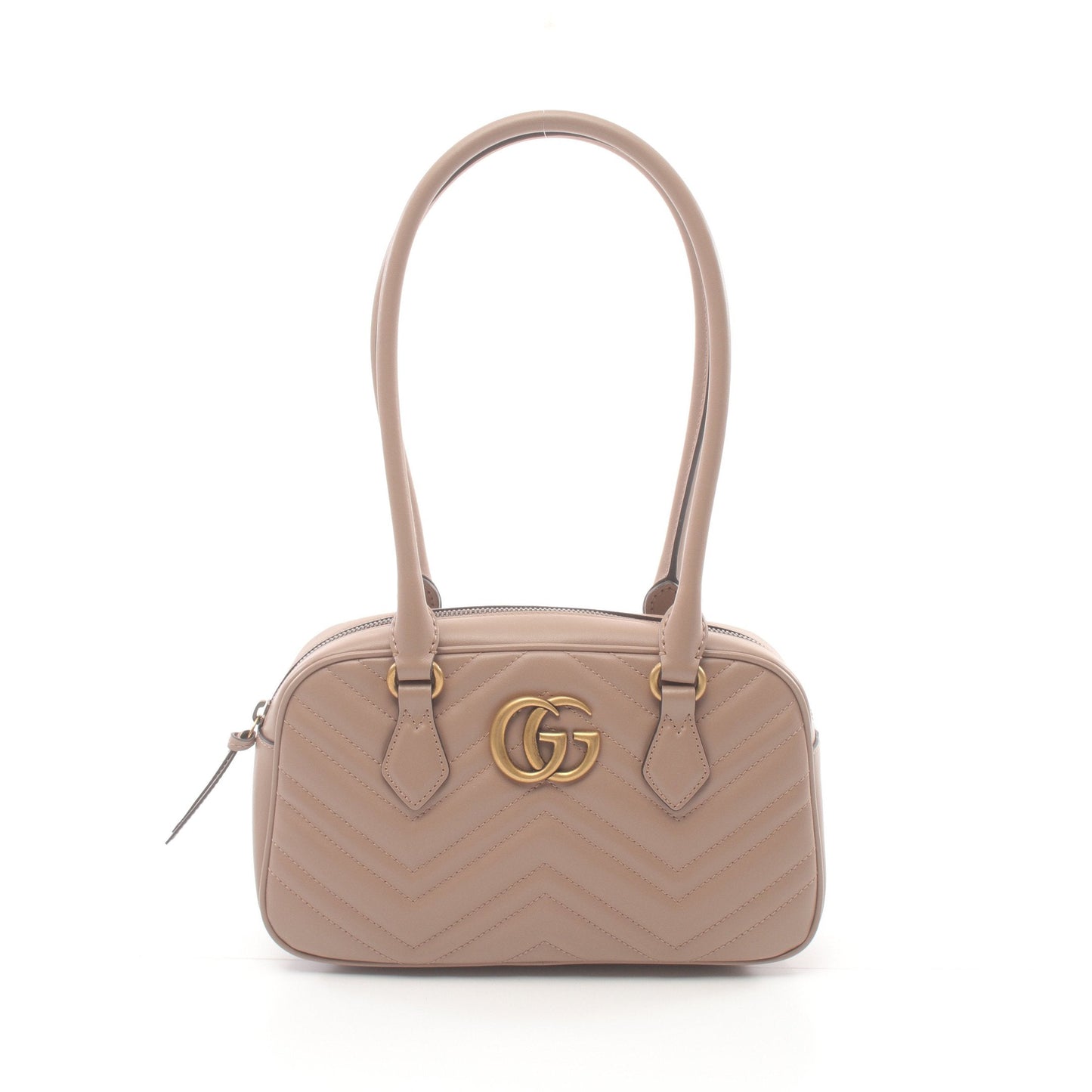 Luxury Gucci Trending 2025 GG Marmont Small Top handle bag Handbag Leather Pink beige