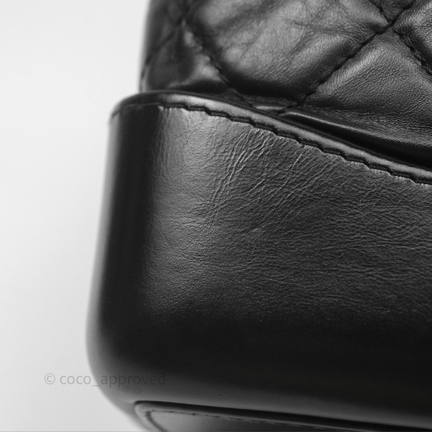 Chanel Small Gabrielle Backpack Black Aged Calfskin